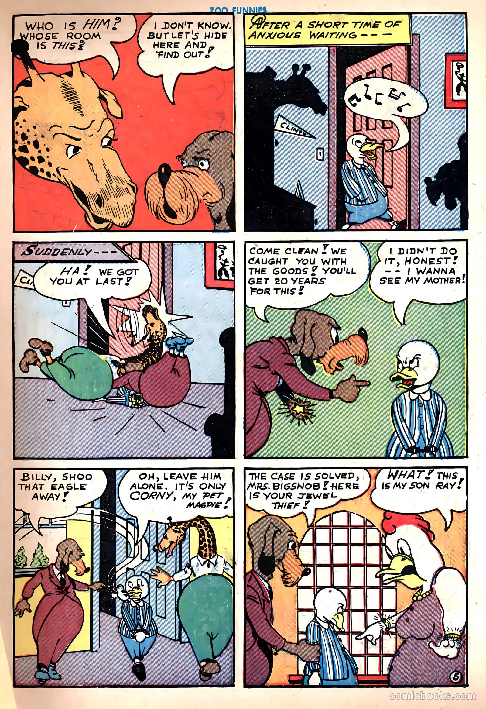 Zoo Funnies #2 (1945) — page 19 of 52