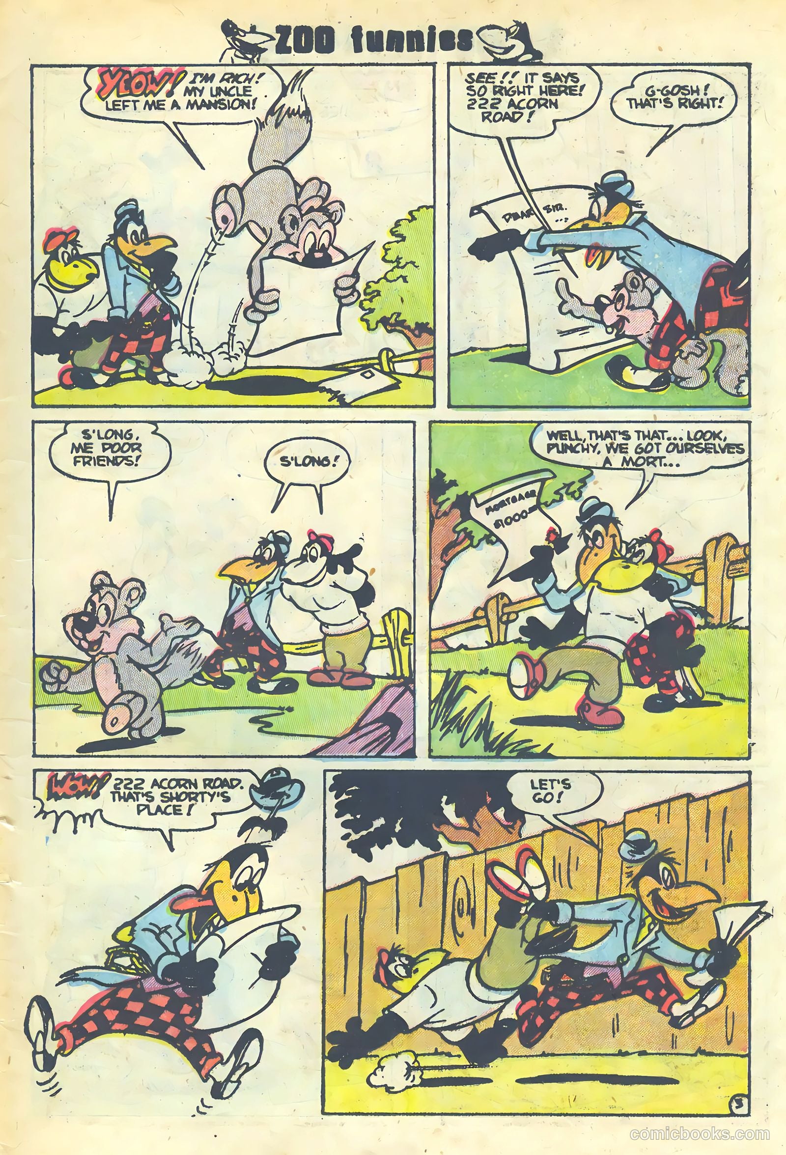 Zoo Funnies #3 (1953) — page 5 of 36