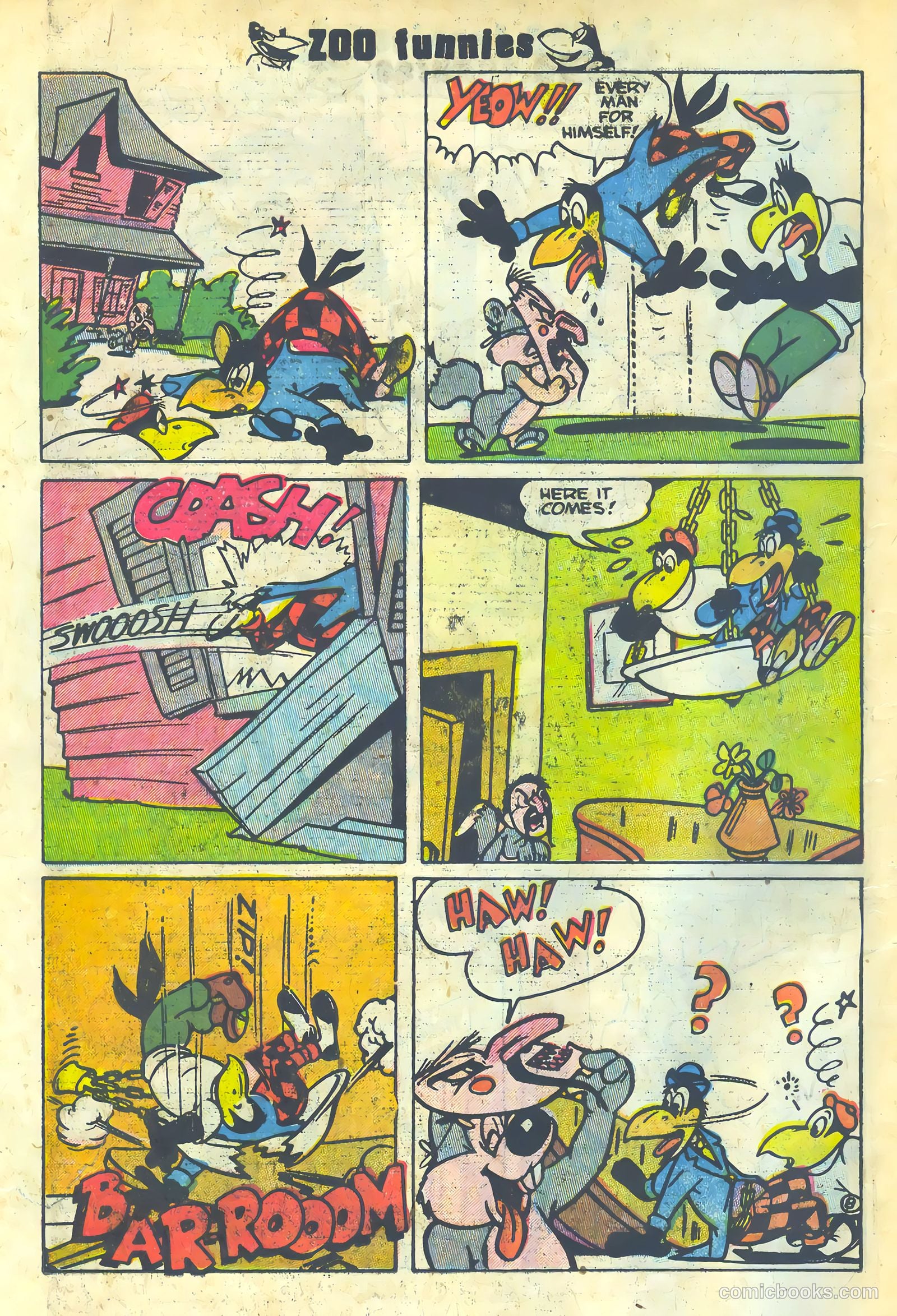 Zoo Funnies #3 (1953) — page 10 of 36