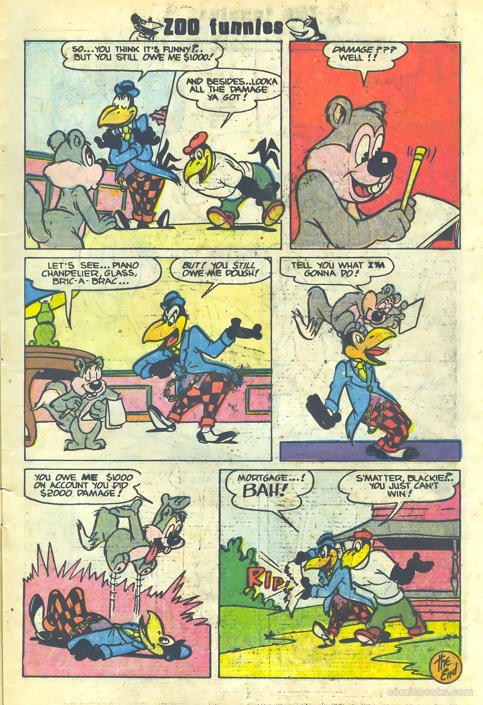 Zoo Funnies #3 (1953) — page 11 of 36