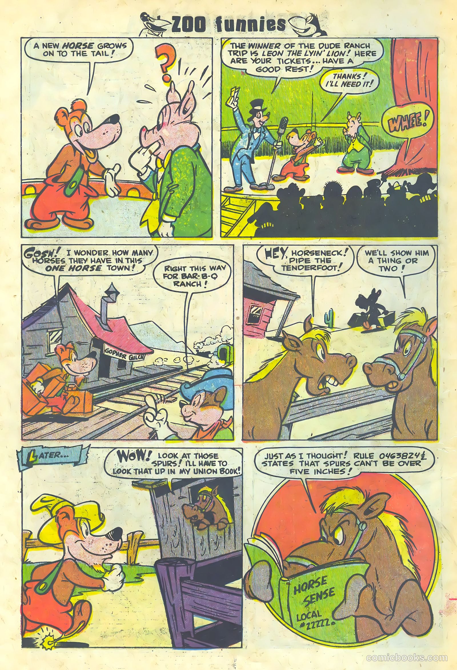 Zoo Funnies #3 (1953) — page 14 of 36