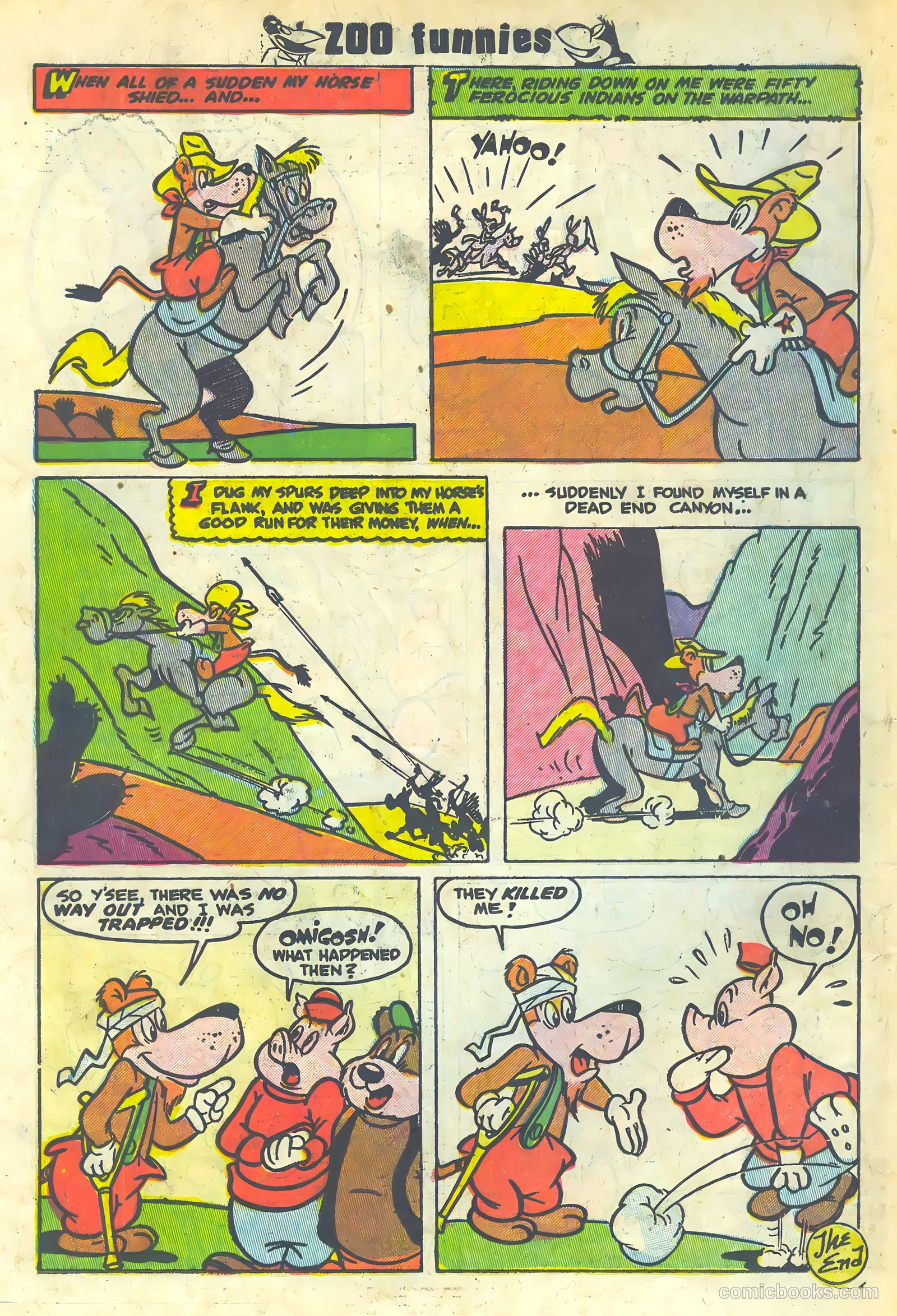 Zoo Funnies #3 (1953) — page 18 of 36