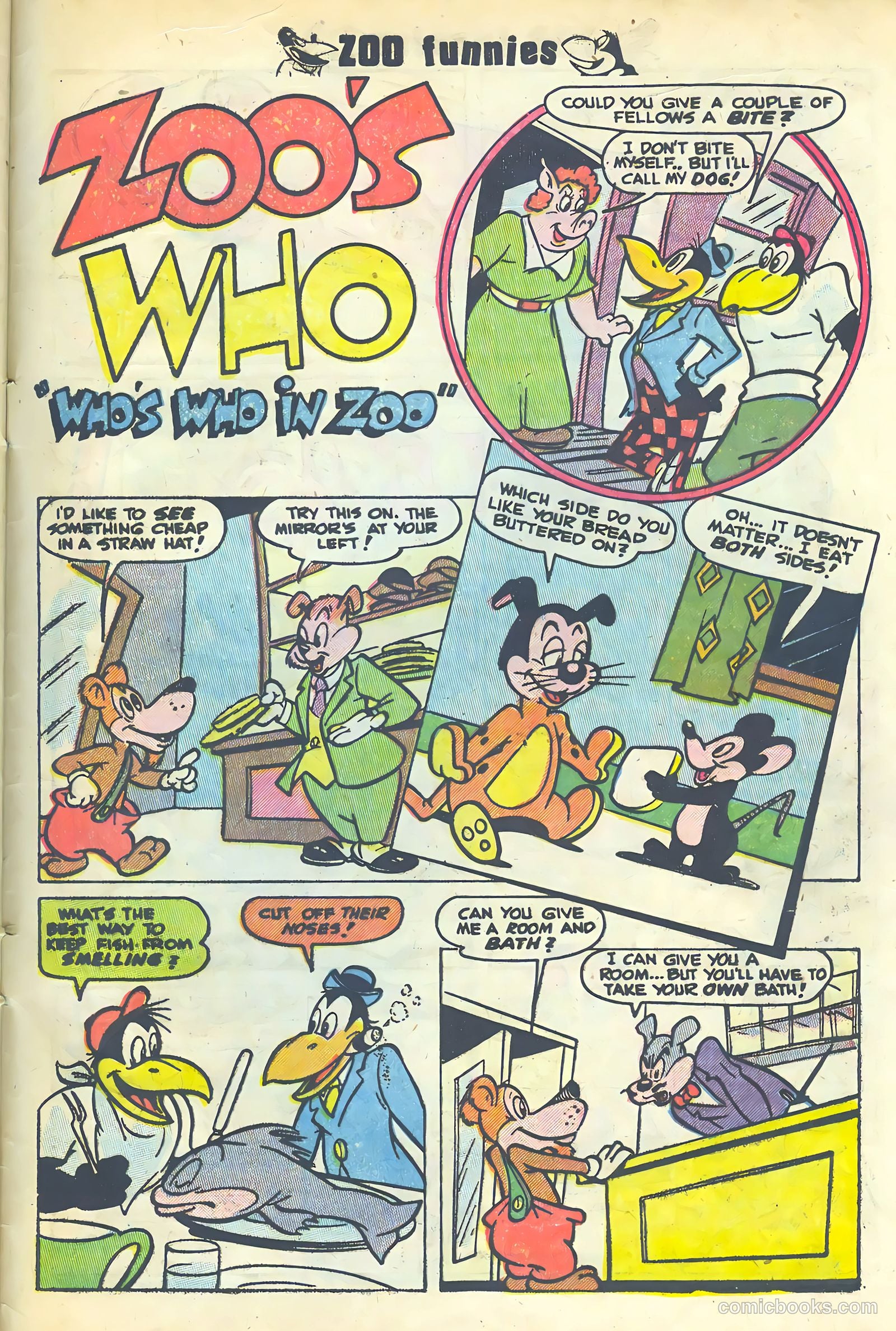 Zoo Funnies #3 (1953) — page 33 of 36