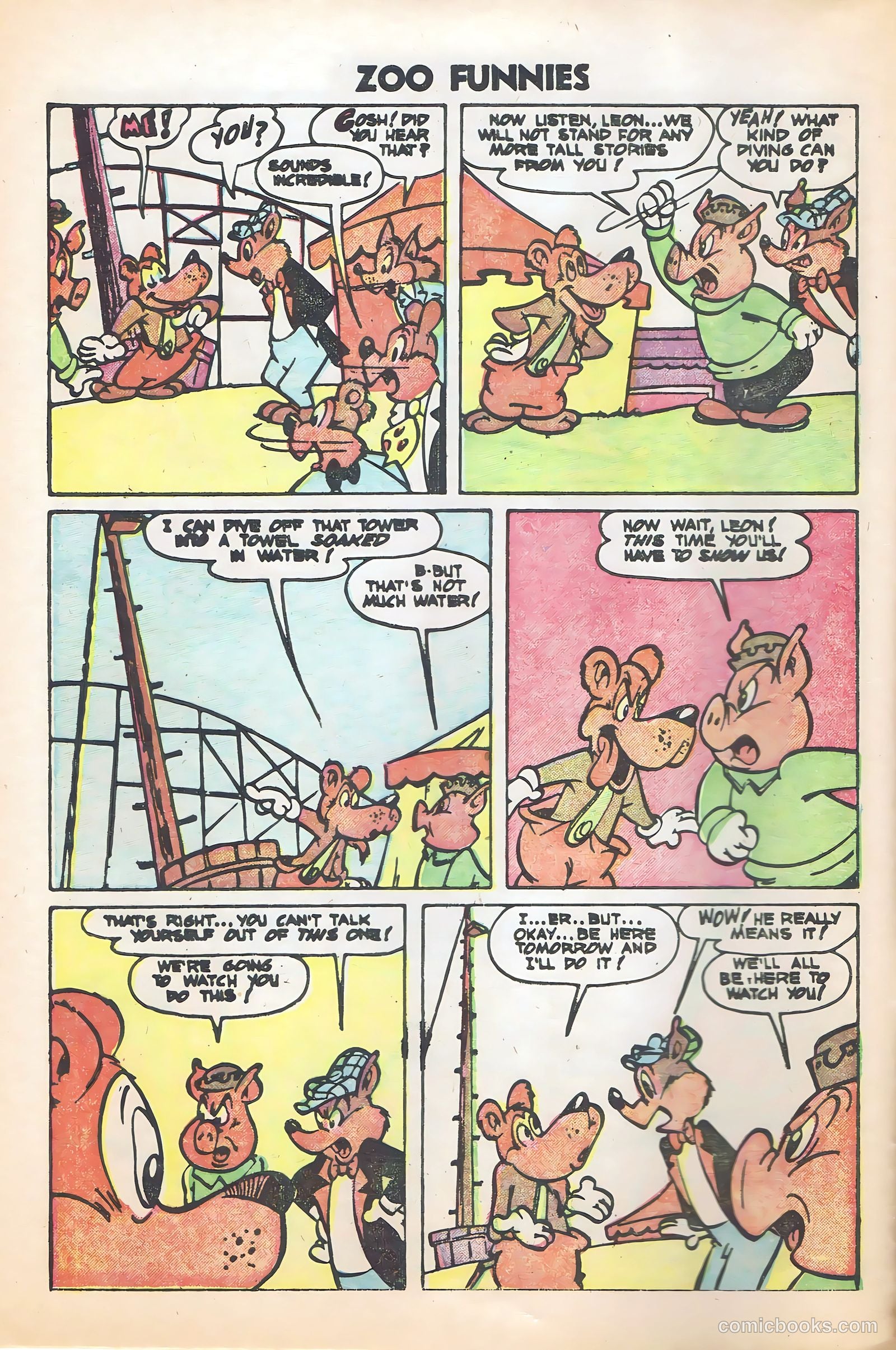 Zoo Funnies #4 (1946) — page 8 of 36