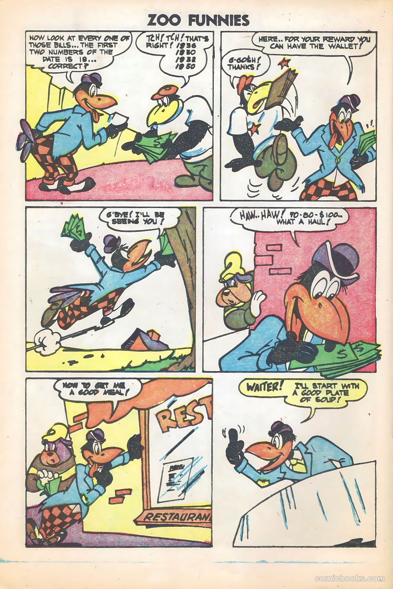 Zoo Funnies #4 (1946) — page 18 of 36