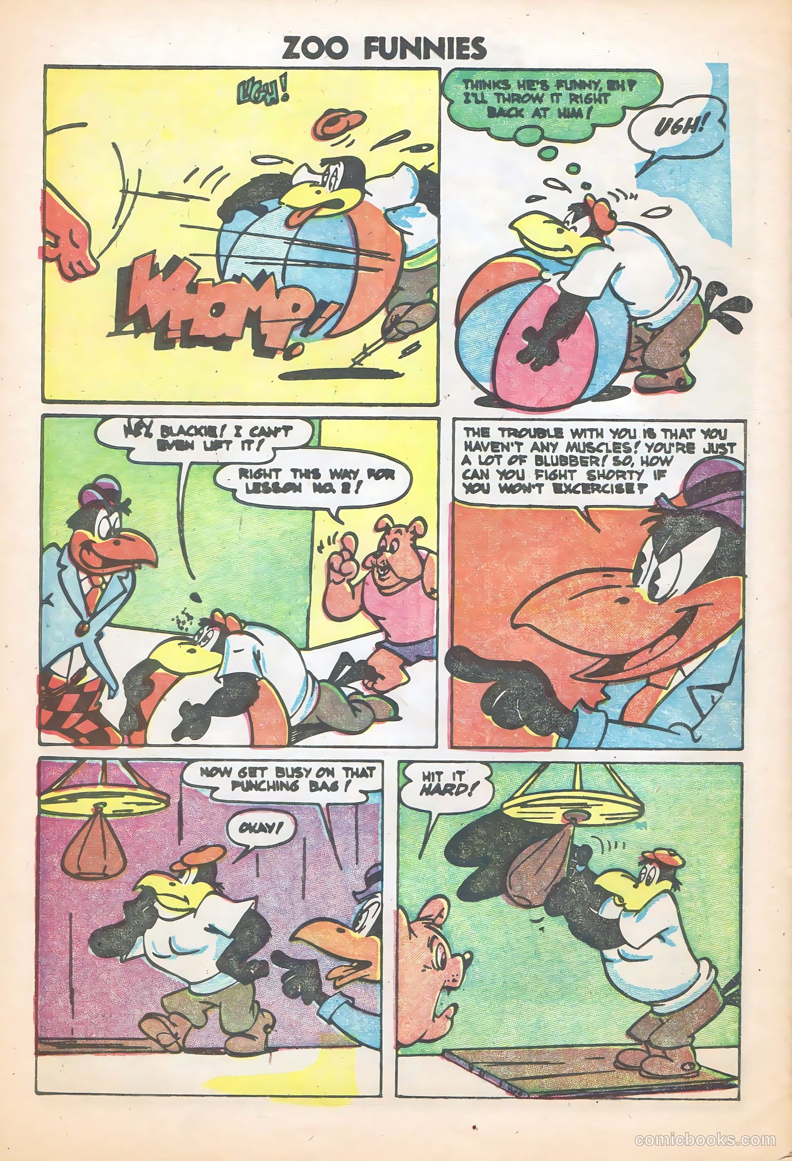 Zoo Funnies #4 (1946) — page 32 of 36
