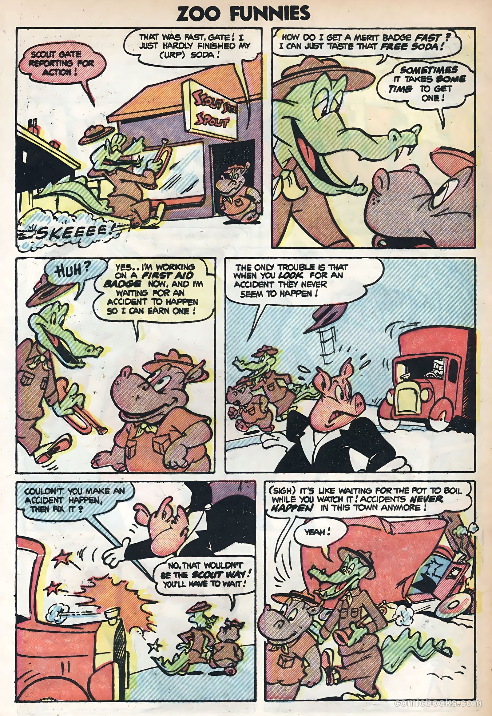 Zoo Funnies #5 (1946) — page 4 of 36