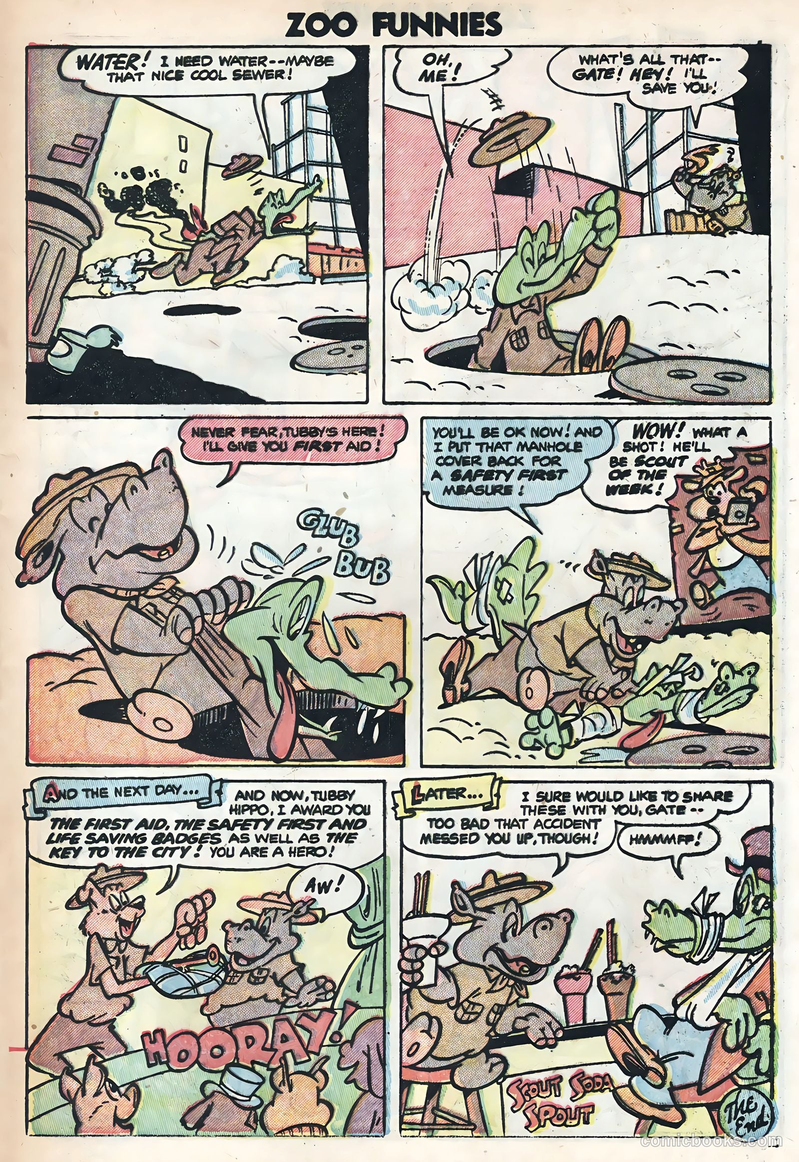 Zoo Funnies #5 (1946) — page 9 of 36