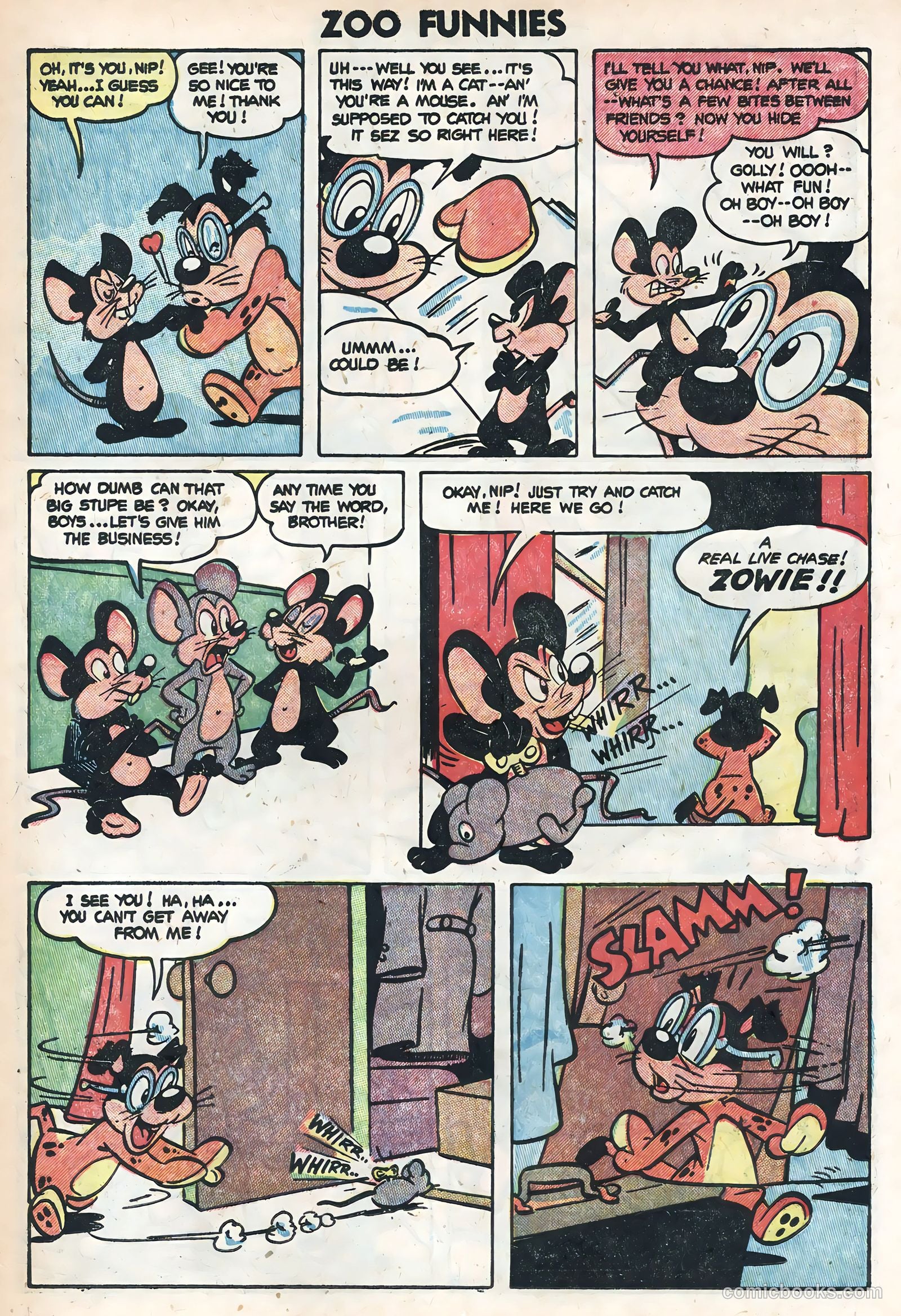 Zoo Funnies #5 (1946) — page 11 of 36