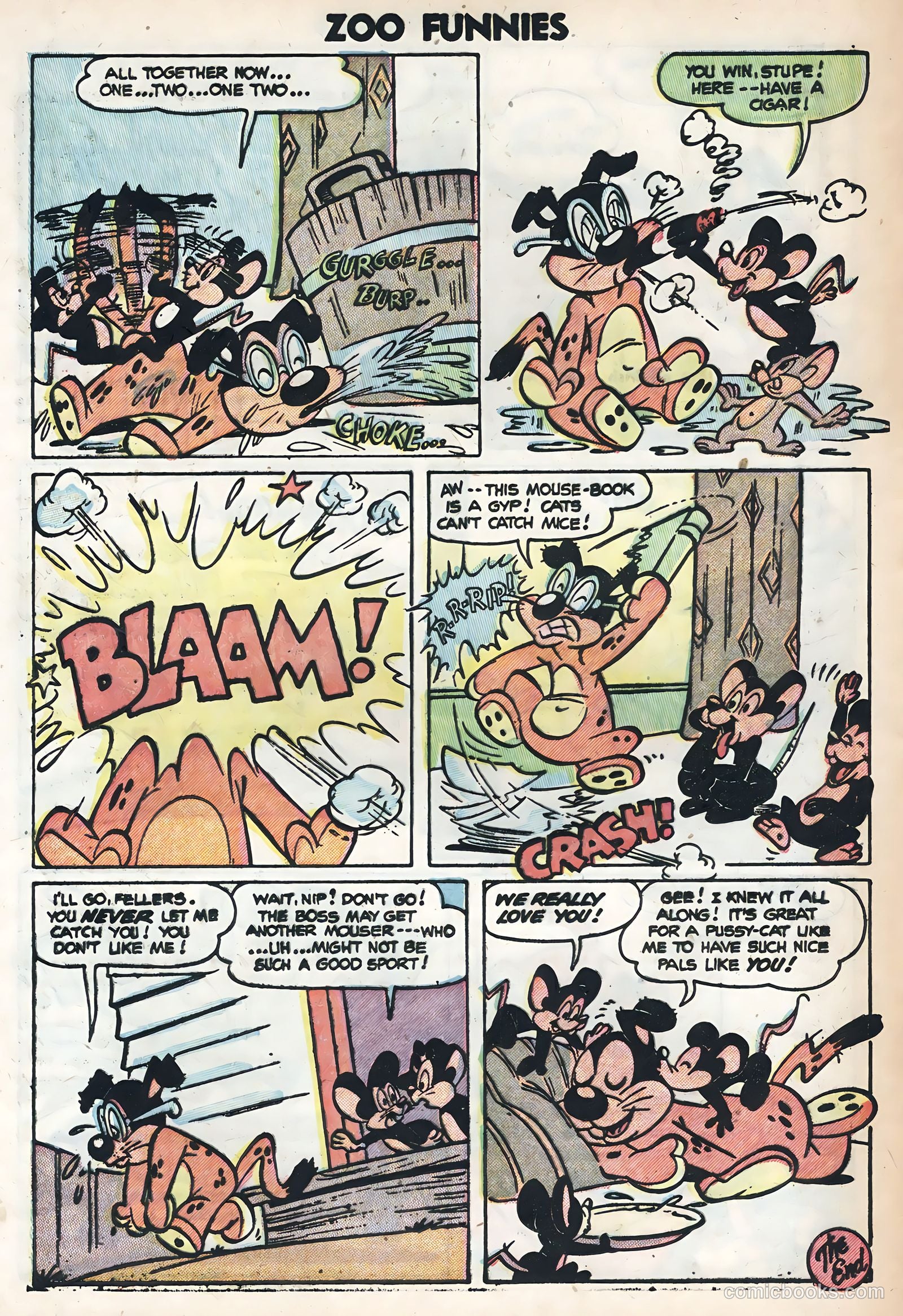 Zoo Funnies #5 (1946) — page 16 of 36