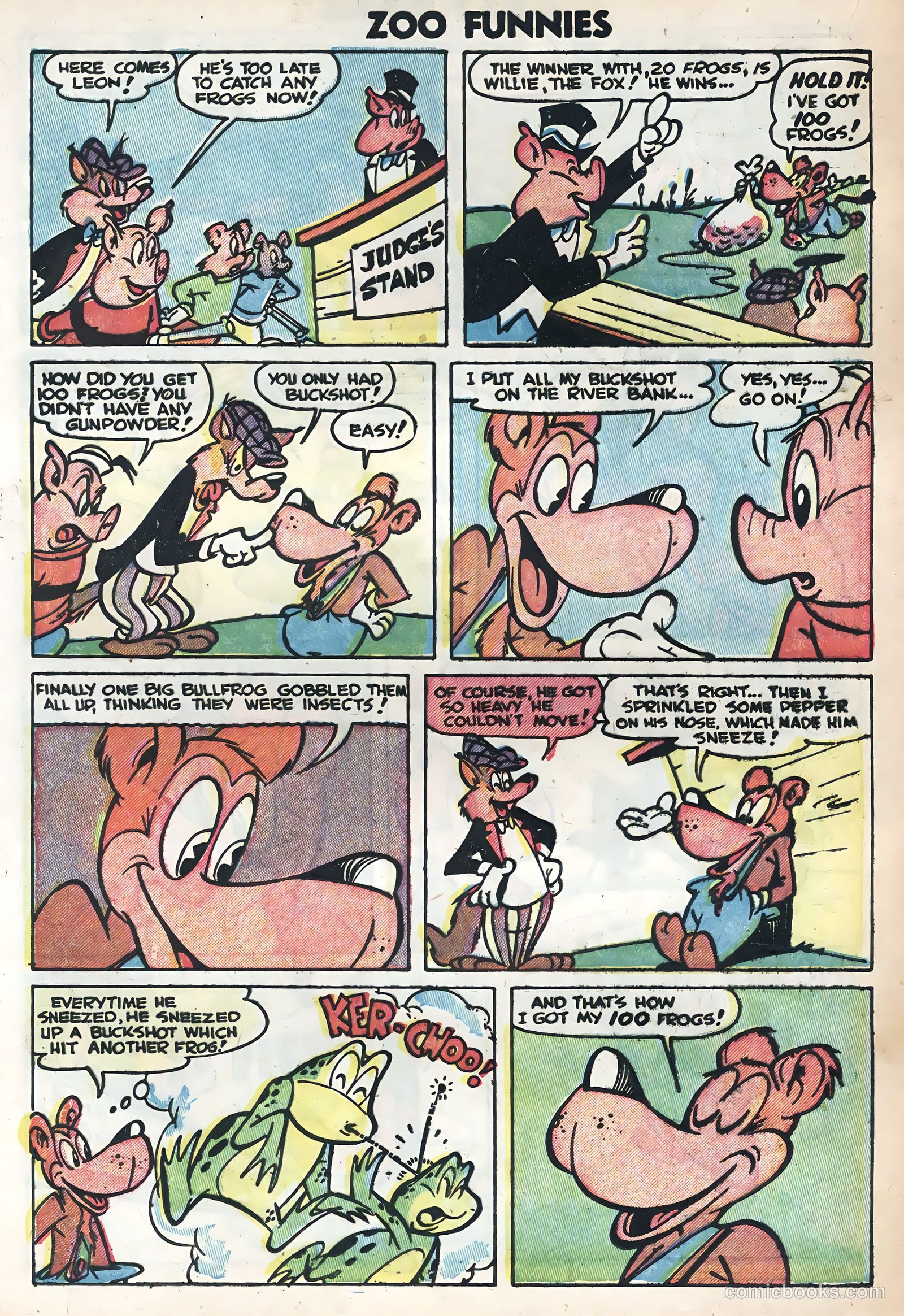 Zoo Funnies #5 (1946) — page 20 of 36