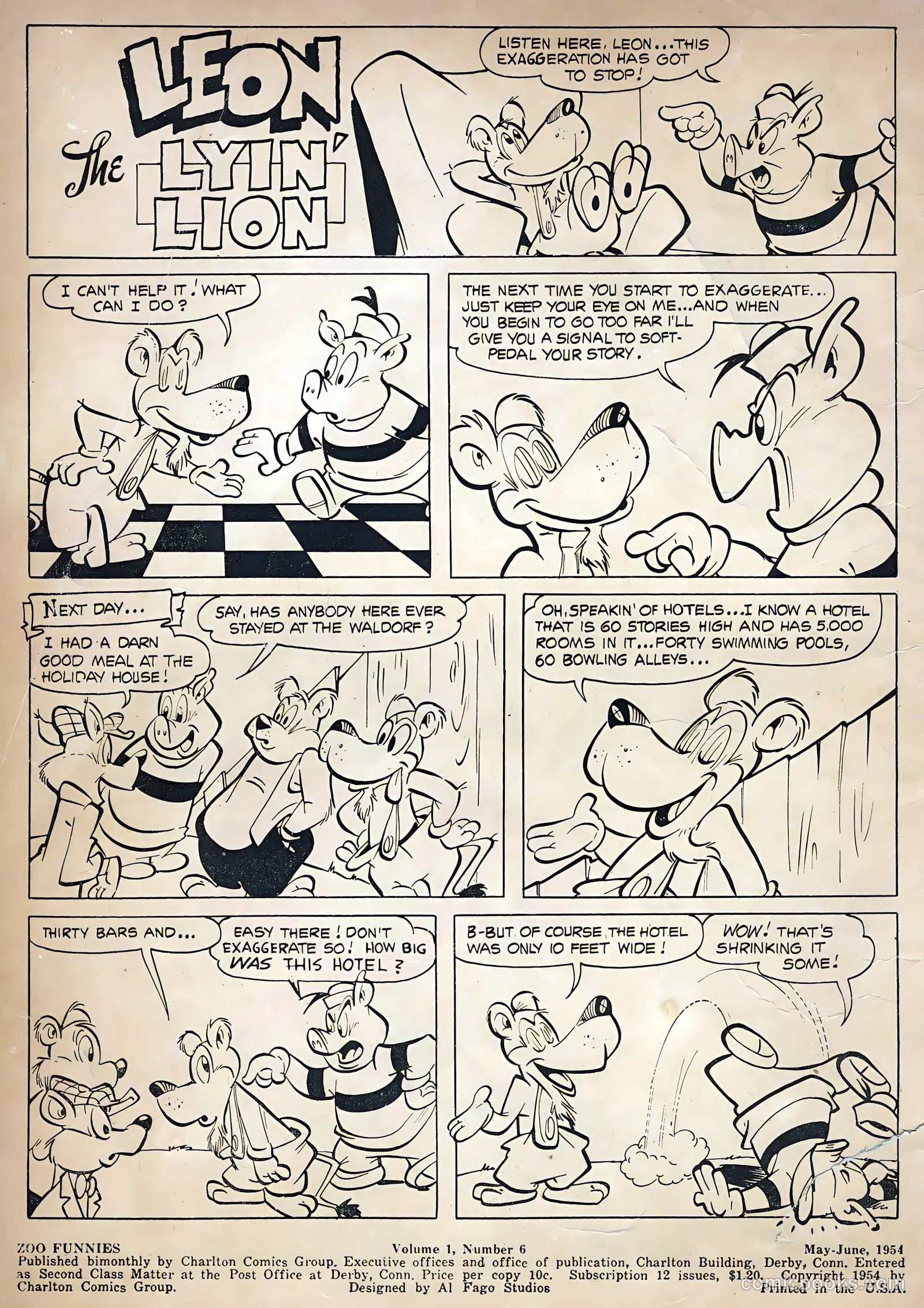 Zoo Funnies #6 (1946) — page 2 of 36