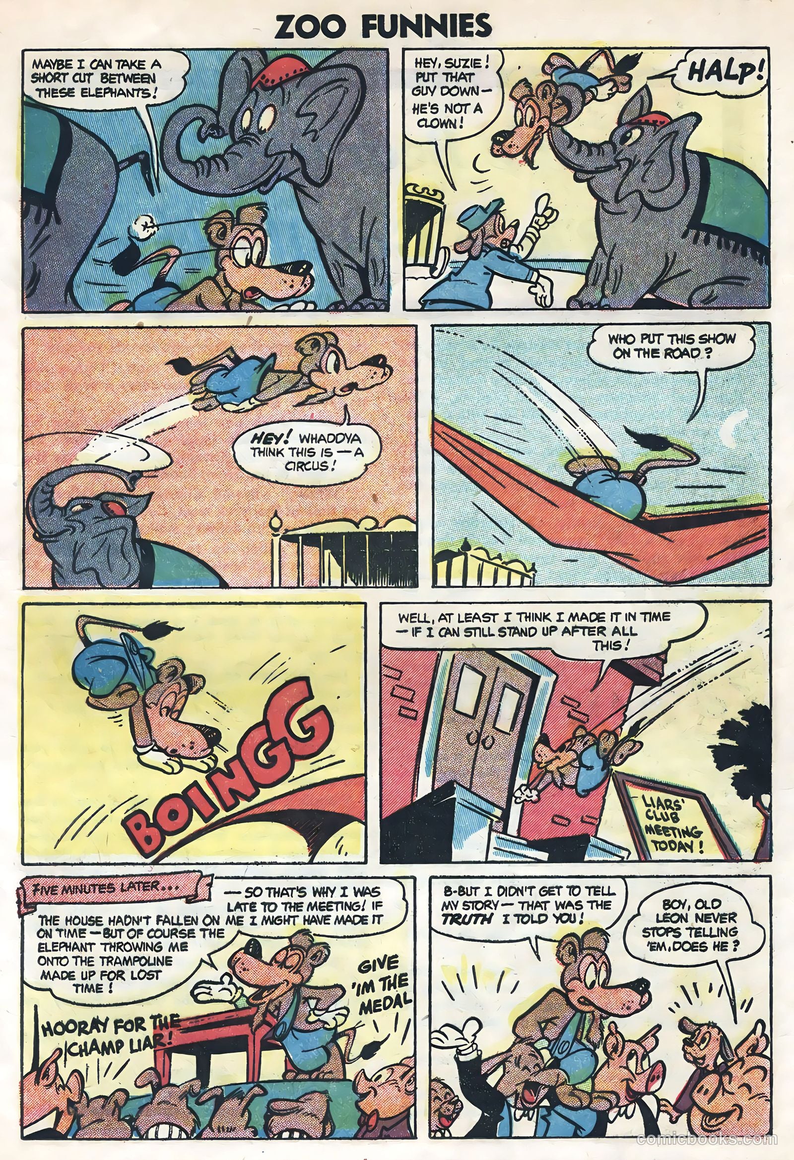 Zoo Funnies #6 (1946) — page 17 of 36