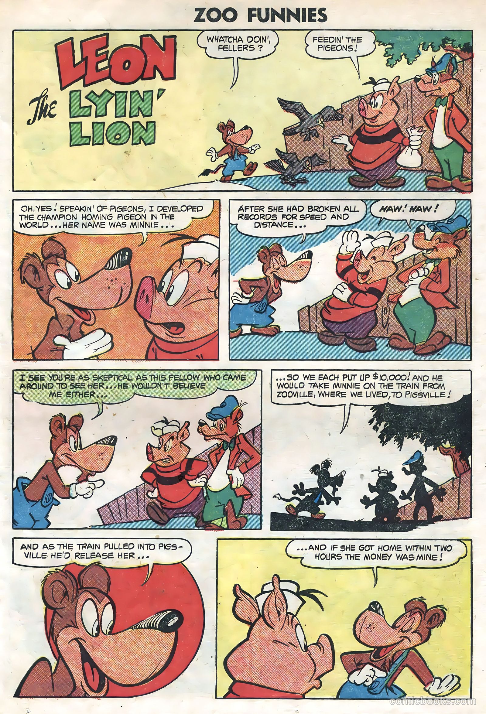 Zoo Funnies #6 (1946) — page 23 of 36