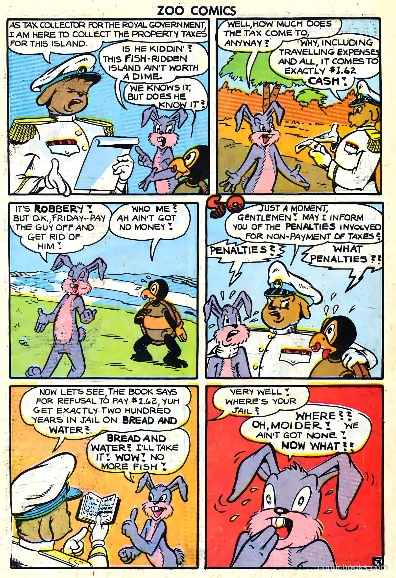 Zoo Funnies #8 (1946) — page 5 of 52