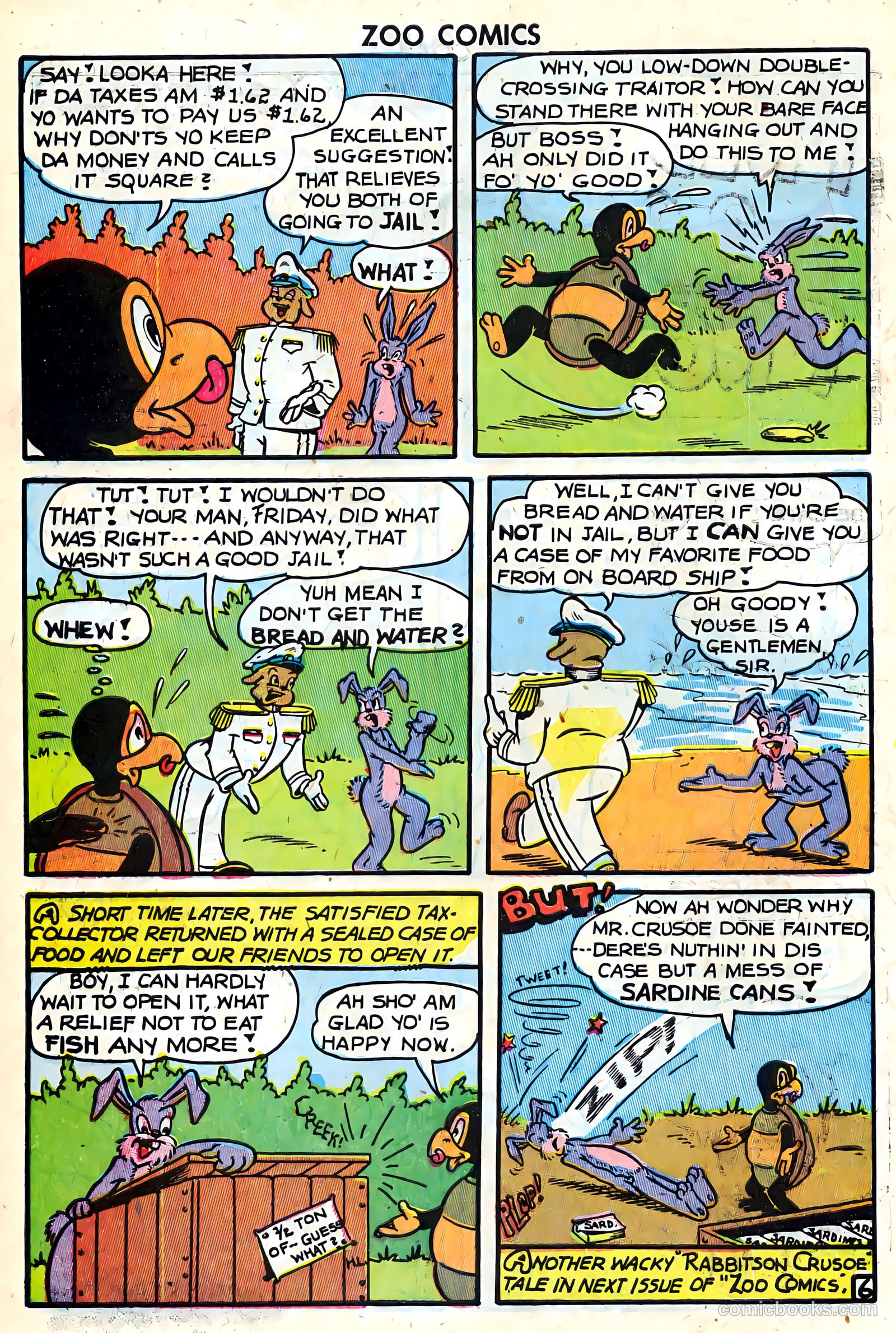 Zoo Funnies #8 (1946) — page 8 of 52