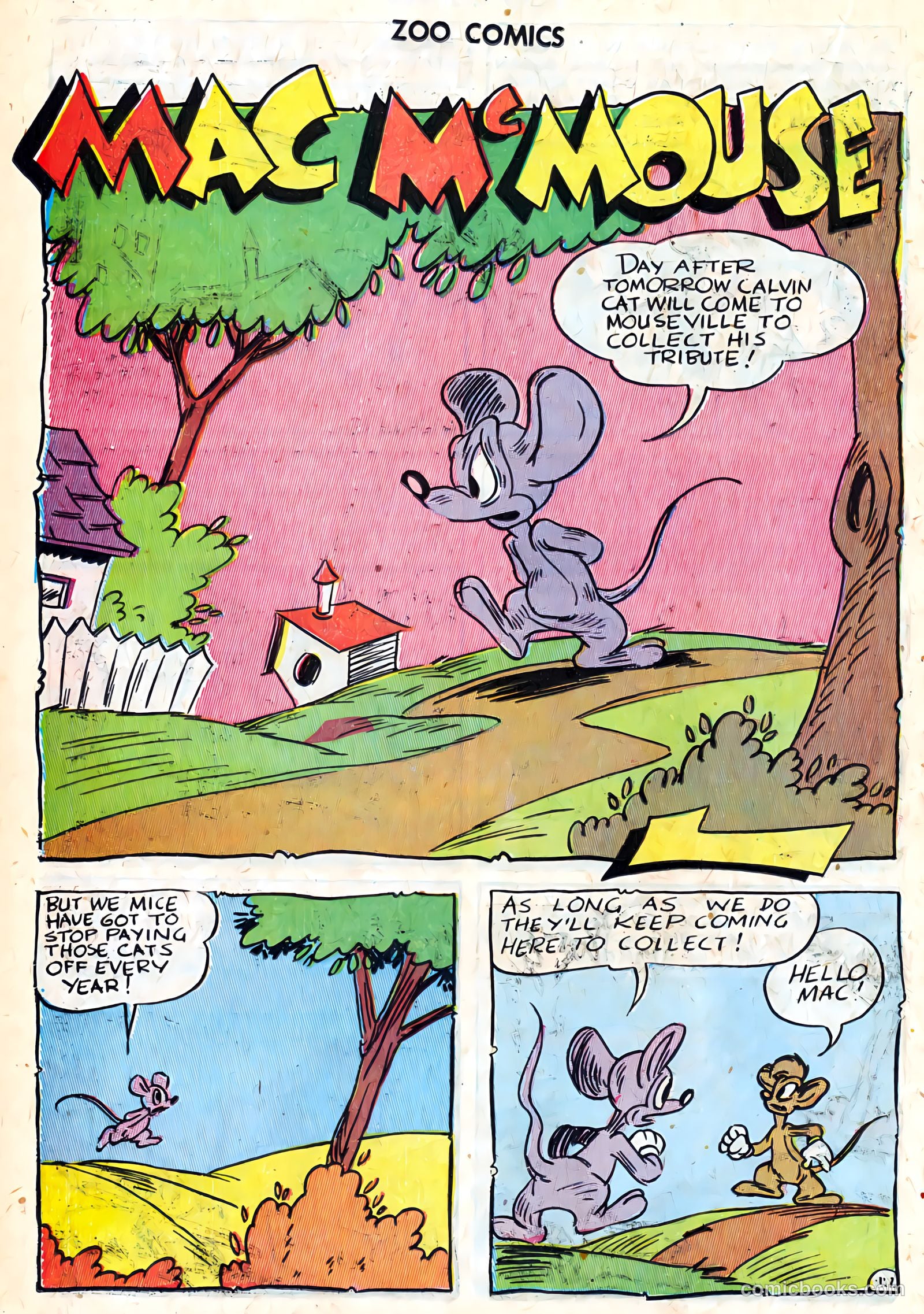 Zoo Funnies #8 (1946) — page 36 of 52