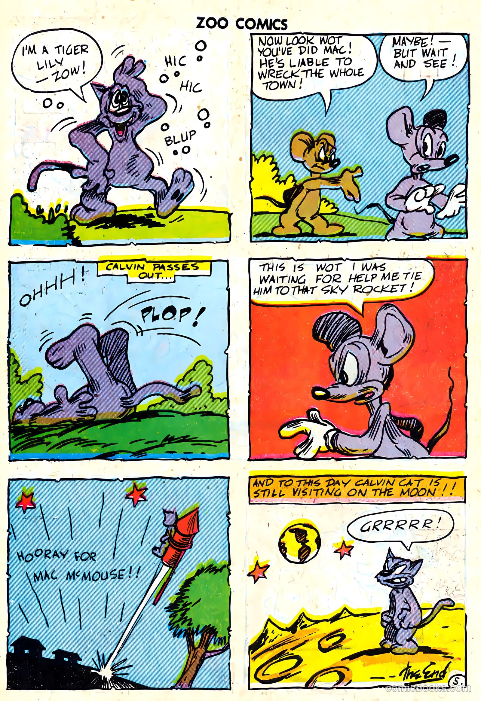 Zoo Funnies #8 (1946) — page 40 of 52
