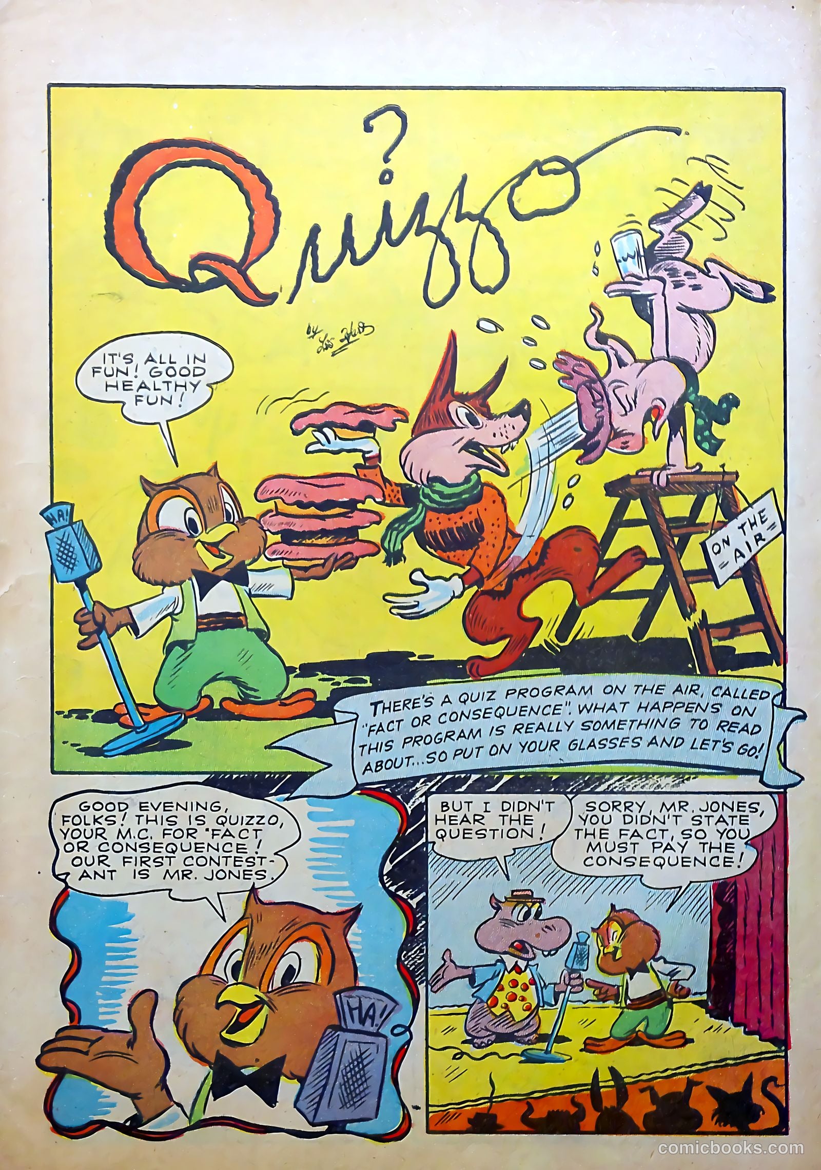 Zoot Comics #1 (1946) — page 3 of 36