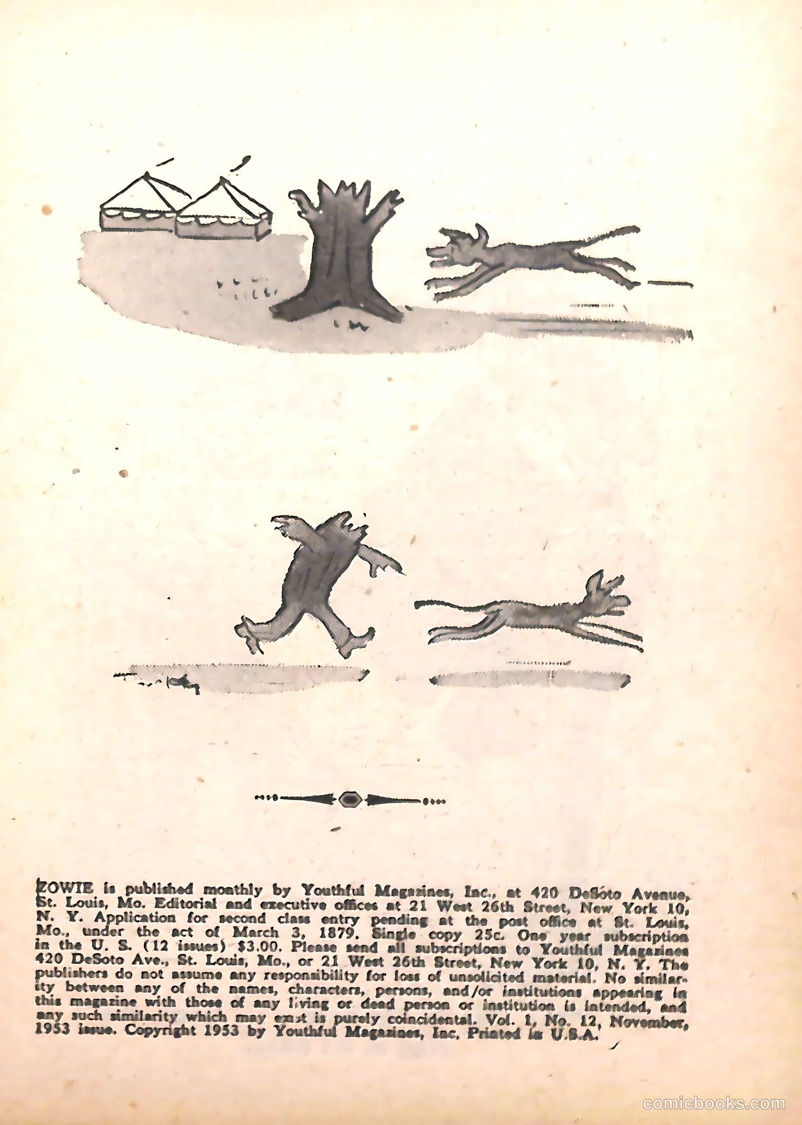 Zowie! #12 (1953) — page 3 of 100
