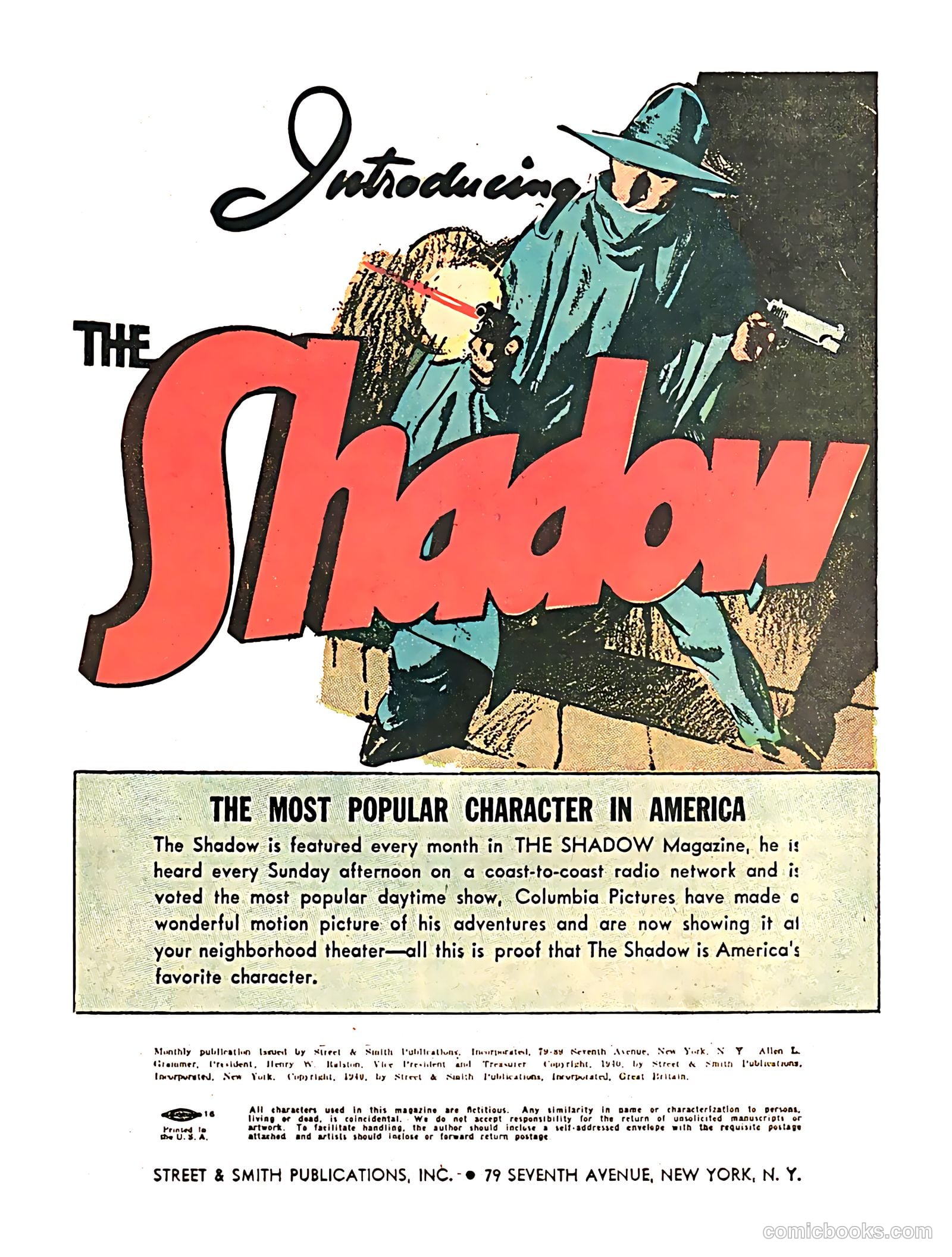 The Shadow #1 (2012) — page 3 of 68