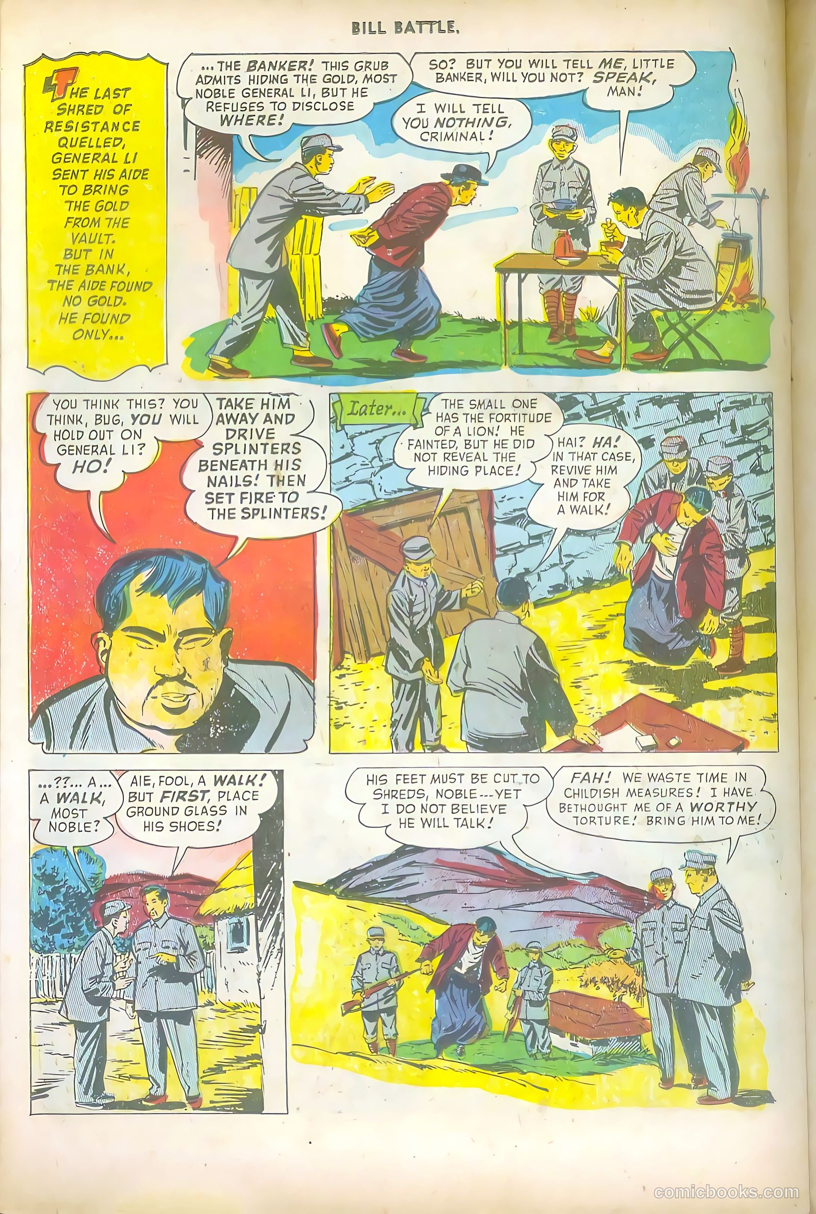Bill Battle, the One Man Army #1 (1952) — page 22 of 36