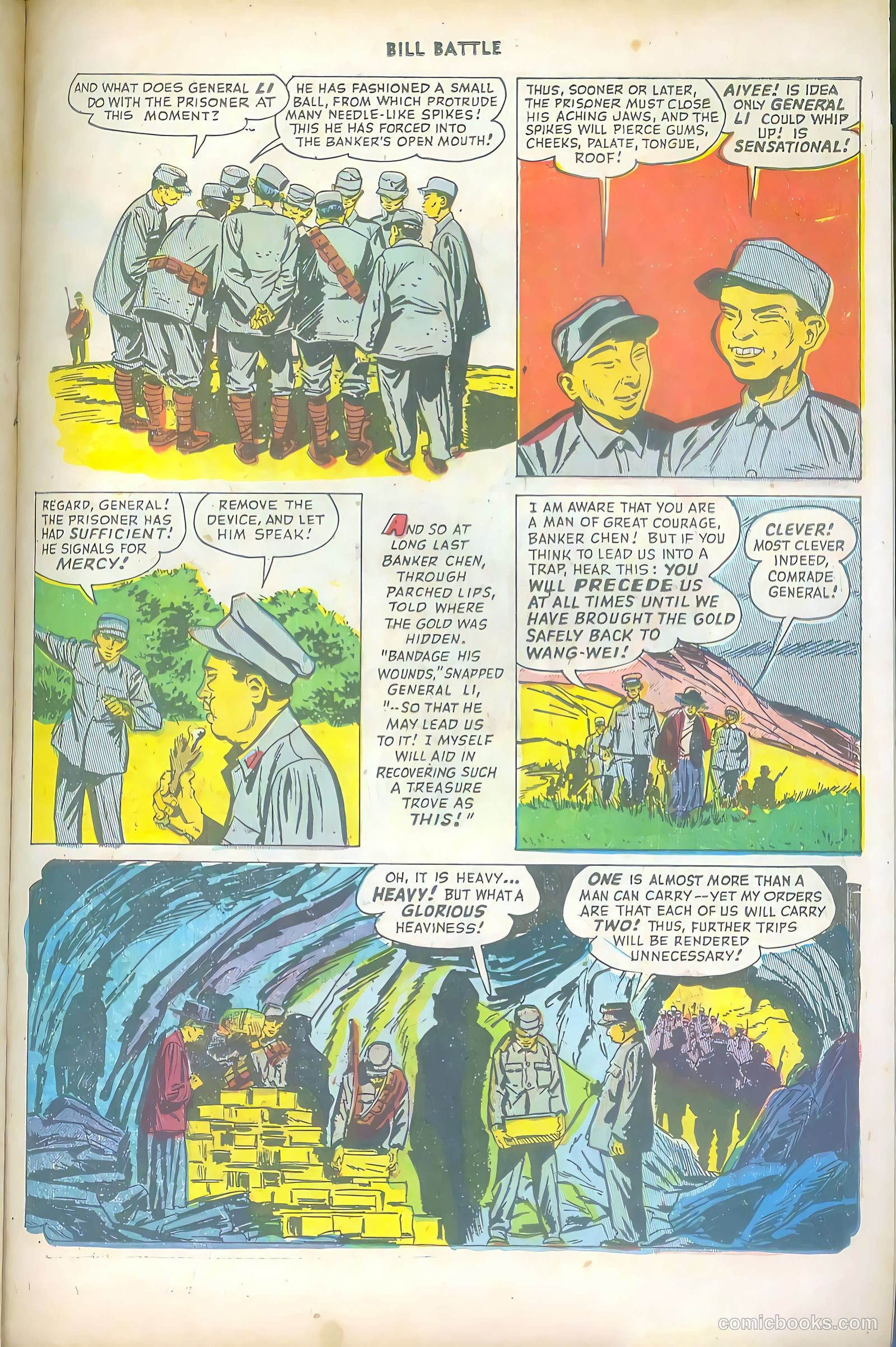 Bill Battle, the One Man Army #1 (1952) — page 23 of 36