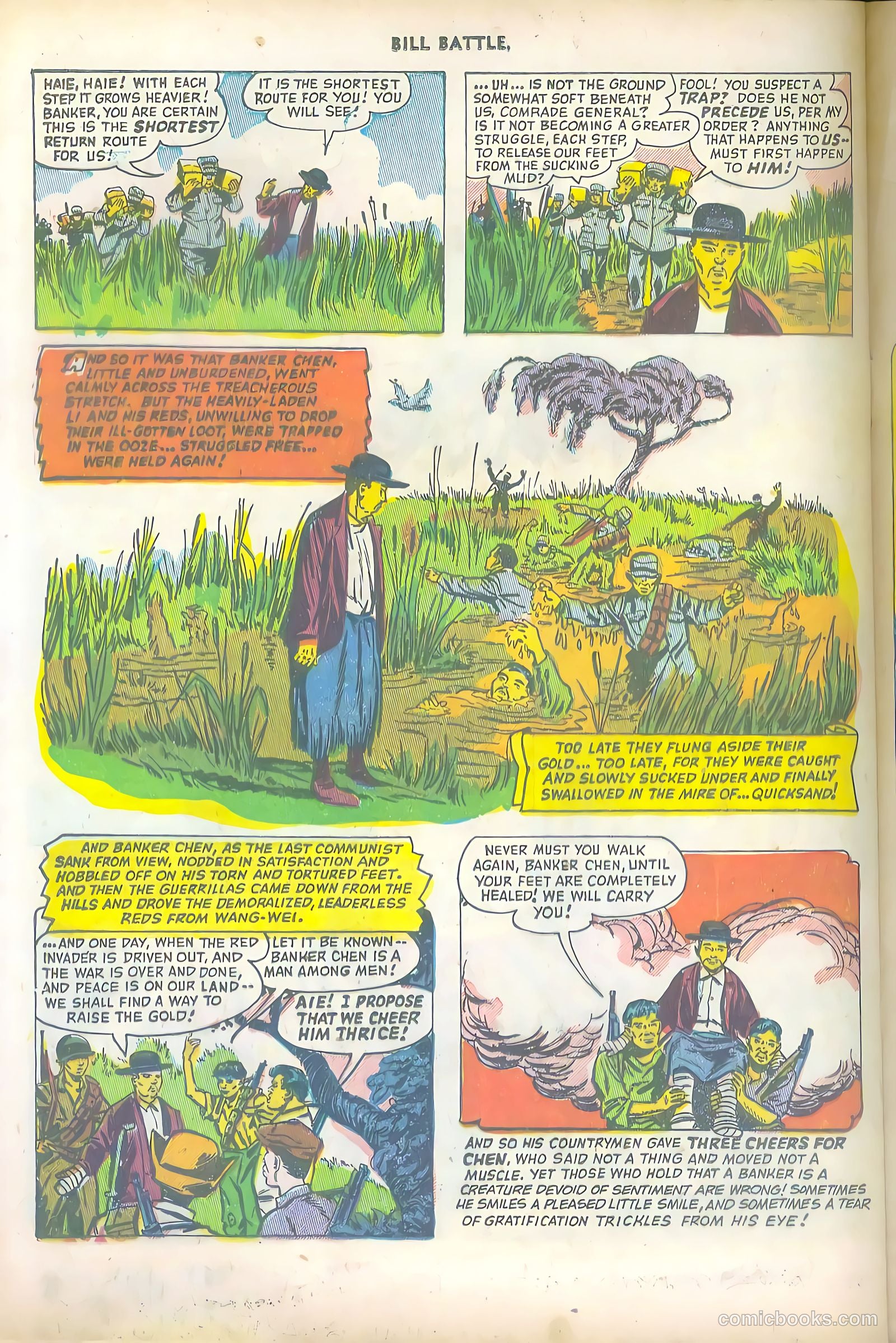 Bill Battle, the One Man Army #1 (1952) — page 24 of 36