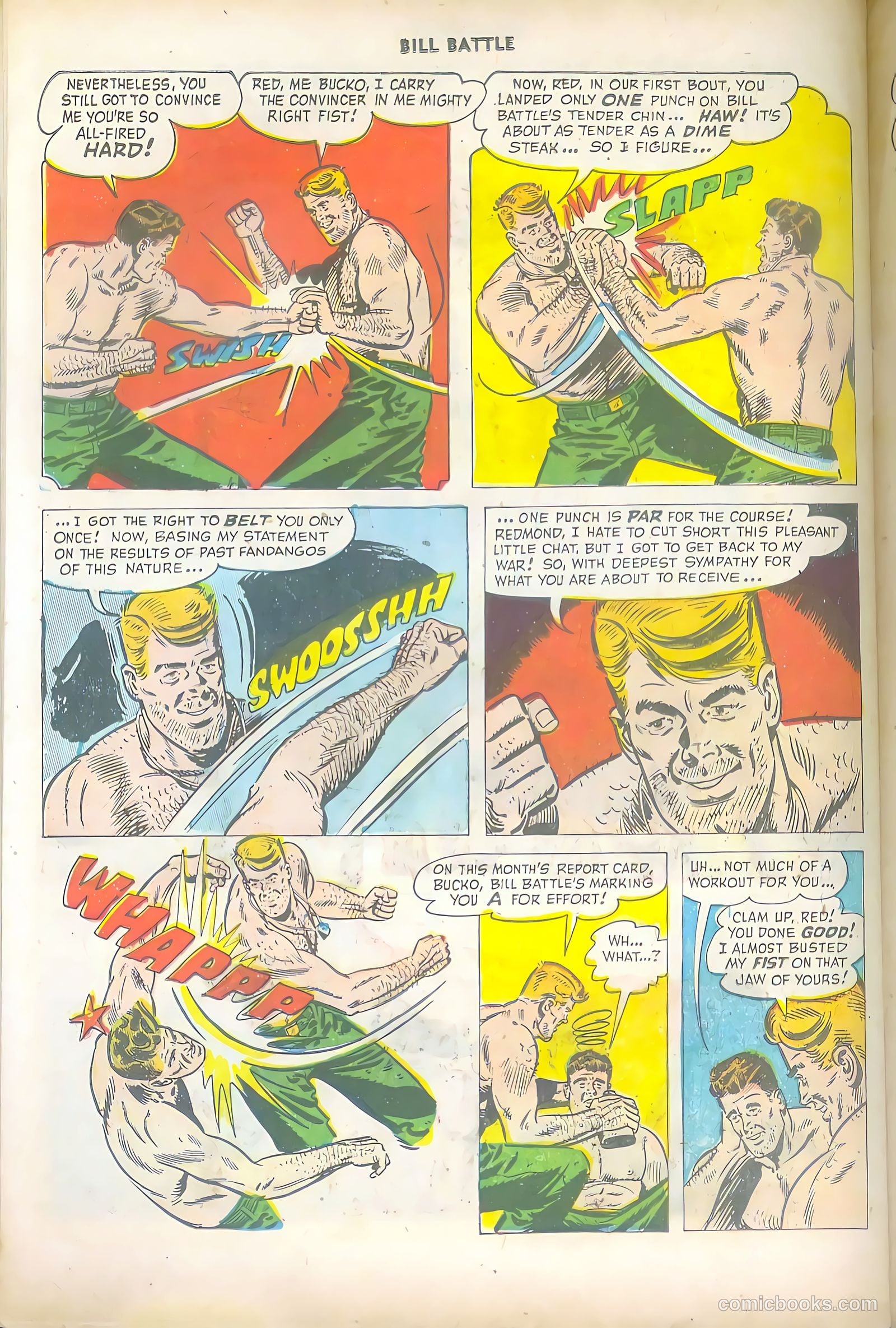 Bill Battle, the One Man Army #1 (1952) — page 26 of 36