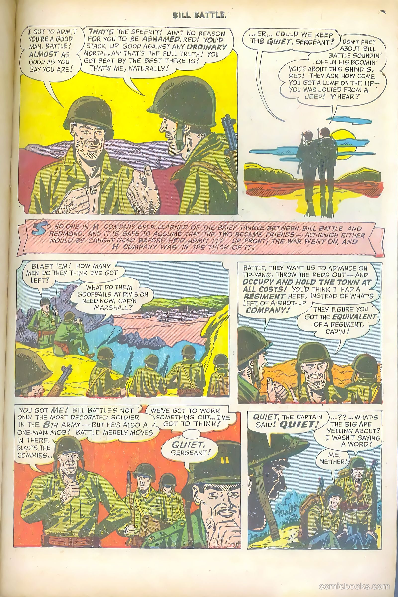 Bill Battle, the One Man Army #1 (1952) — page 27 of 36