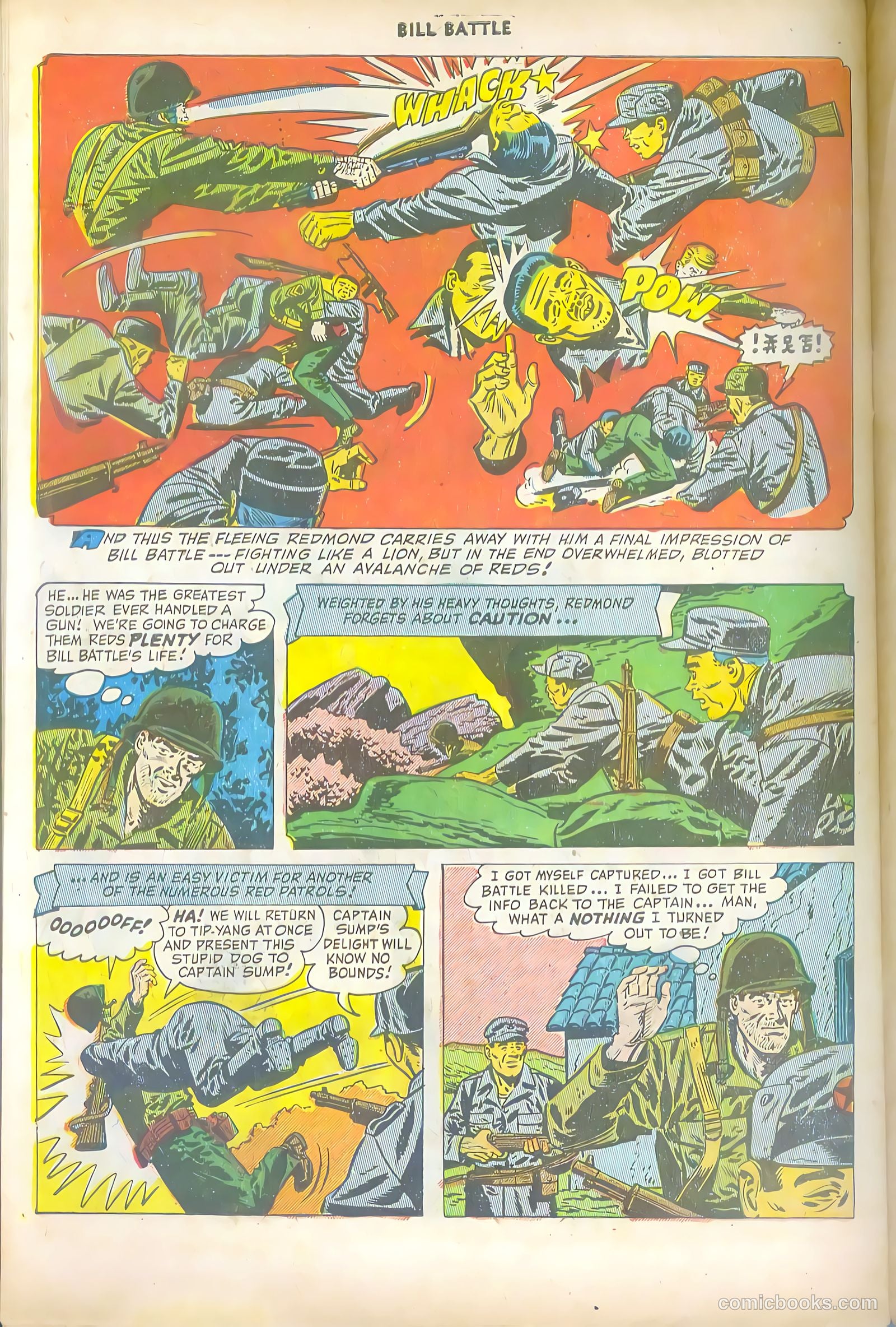Bill Battle, the One Man Army #1 (1952) — page 30 of 36