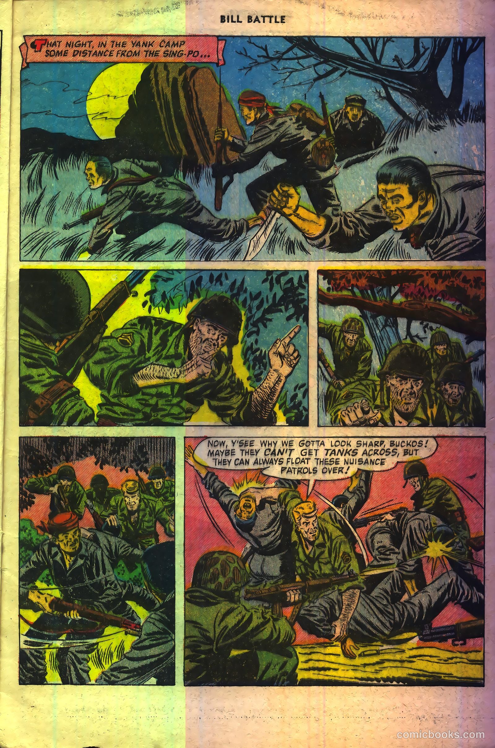 Bill Battle, the One Man Army #2 (1952) — page 5 of 36