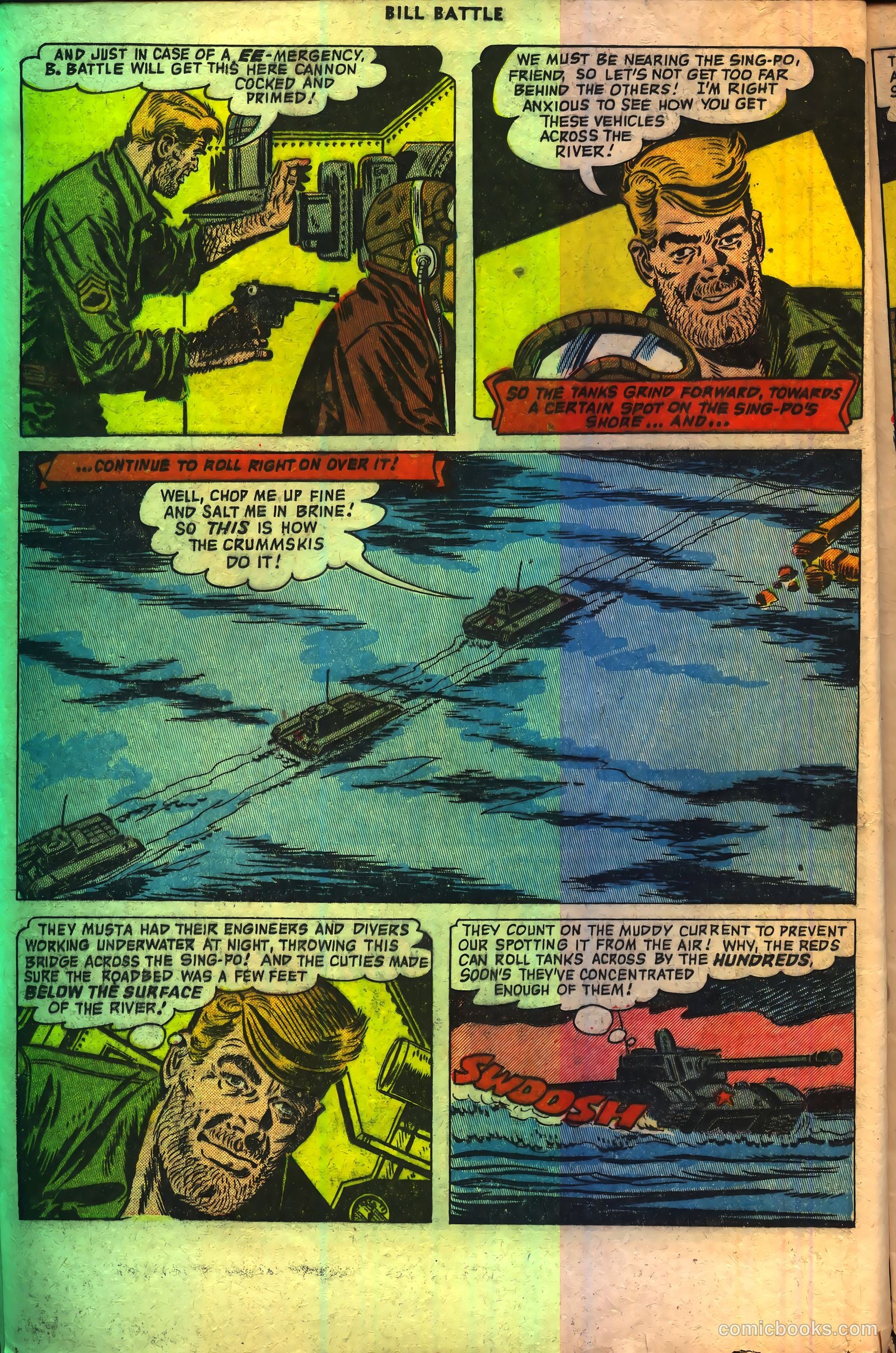 Bill Battle, the One Man Army #2 (1952) — page 12 of 36
