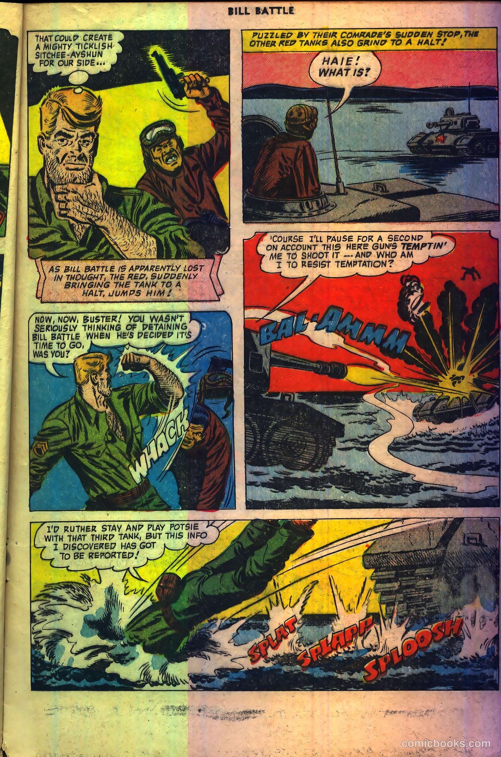 Bill Battle, the One Man Army #2 (1952) — page 13 of 36