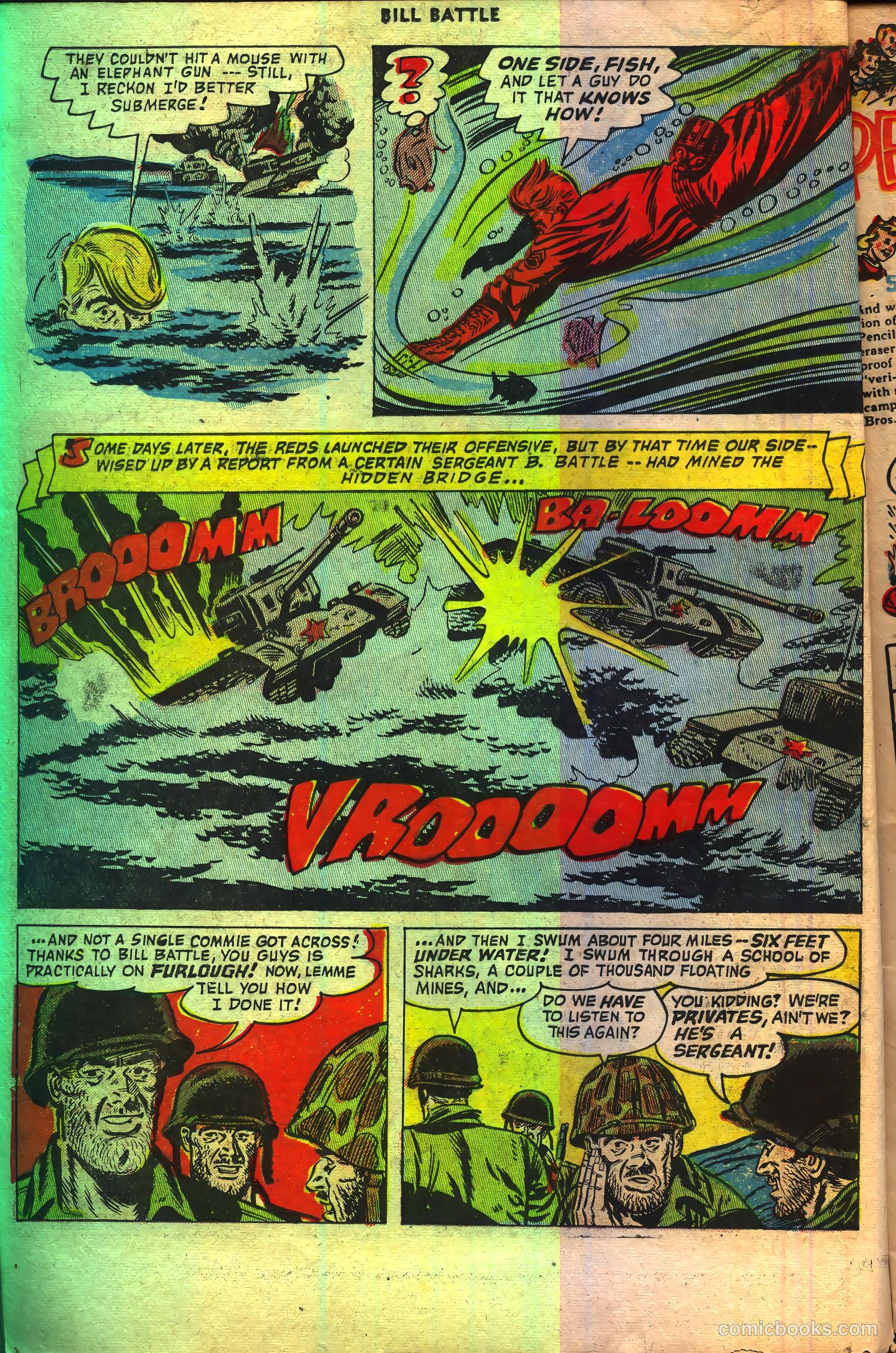 Bill Battle, the One Man Army #2 (1952) — page 14 of 36