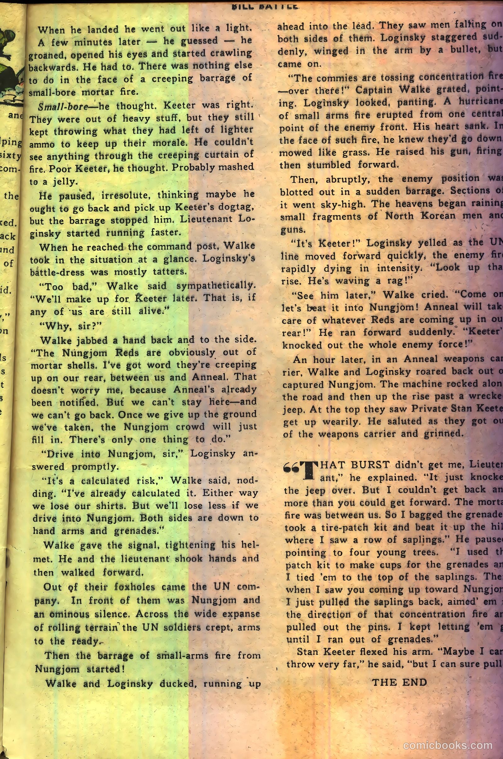 Bill Battle, the One Man Army #2 (1952) — page 17 of 36