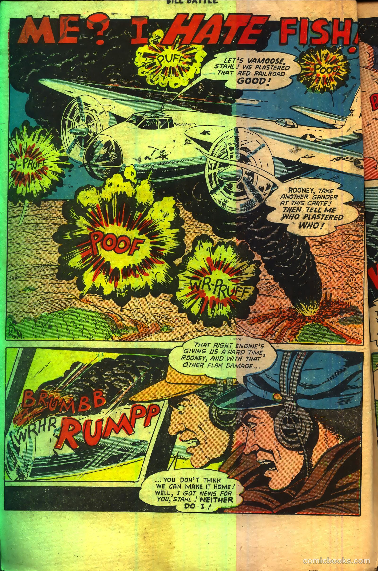 Bill Battle, the One Man Army #2 (1952) — page 18 of 36