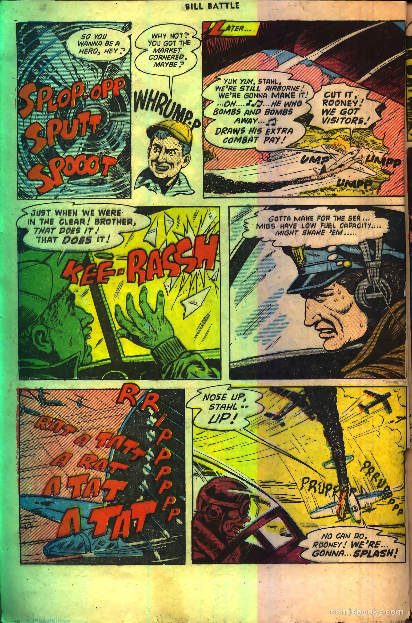 Bill Battle, the One Man Army #2 (1952) — page 20 of 36