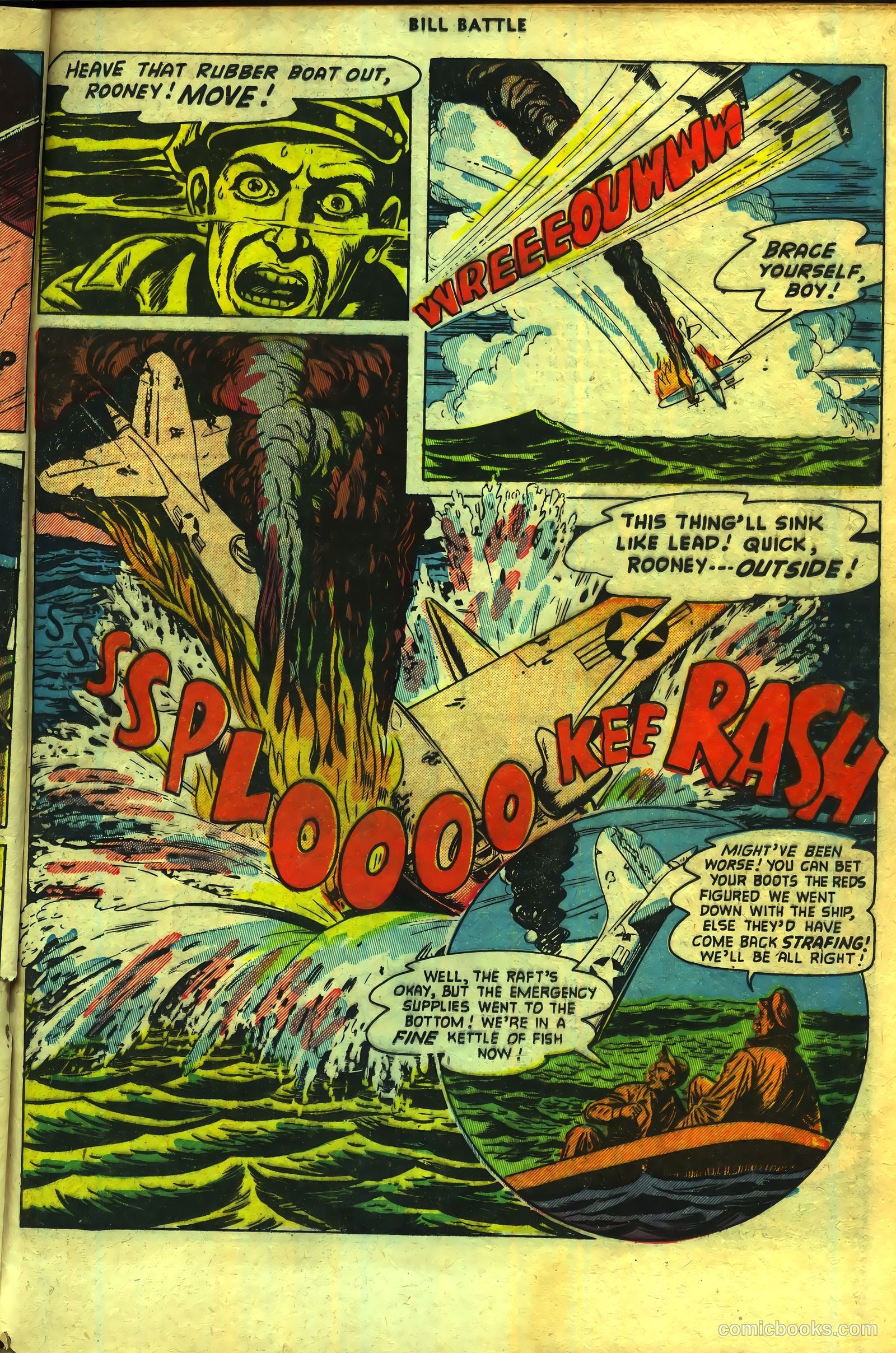 Bill Battle, the One Man Army #2 (1952) — page 21 of 36