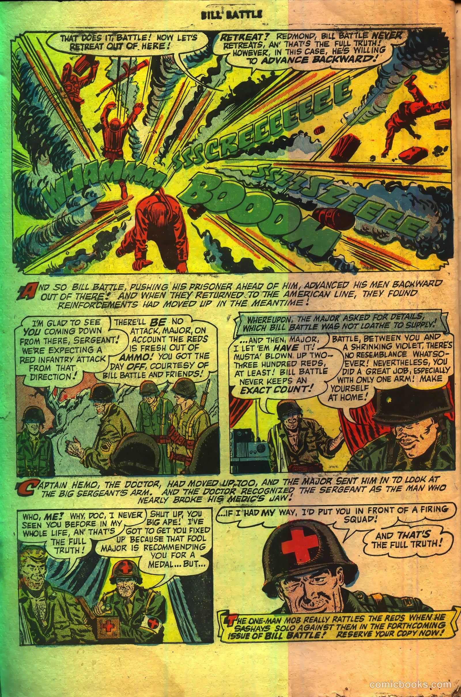 Bill Battle, the One Man Army #2 (1952) — page 34 of 36