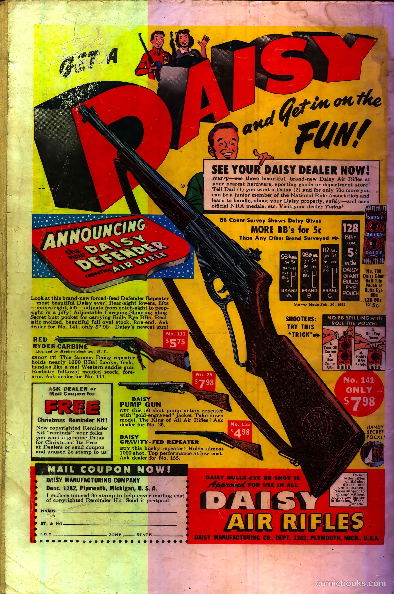 Bill Battle, the One Man Army #2 (1952) — page 36 of 36