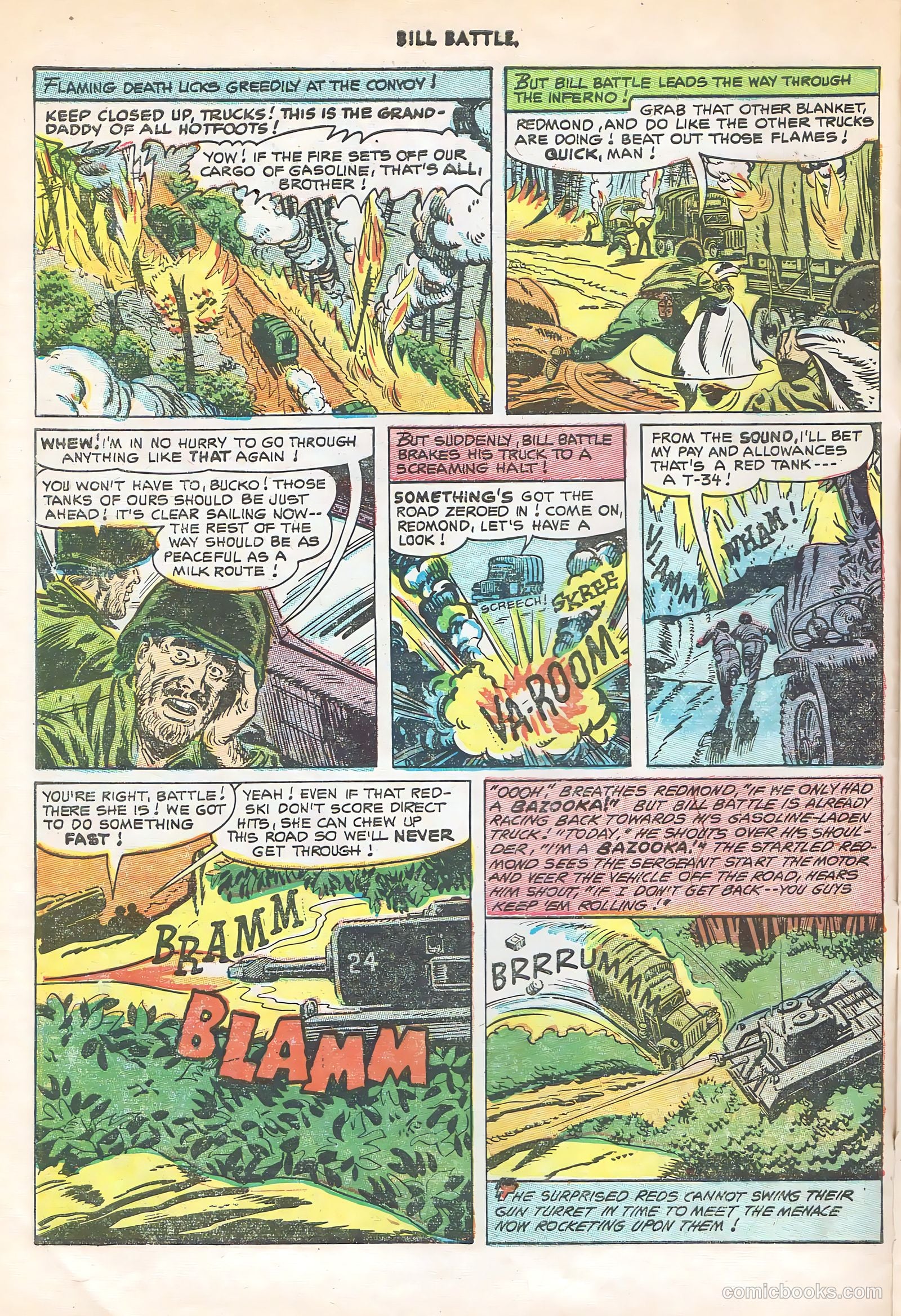 Bill Battle, the One Man Army #3 (1953) — page 10 of 36