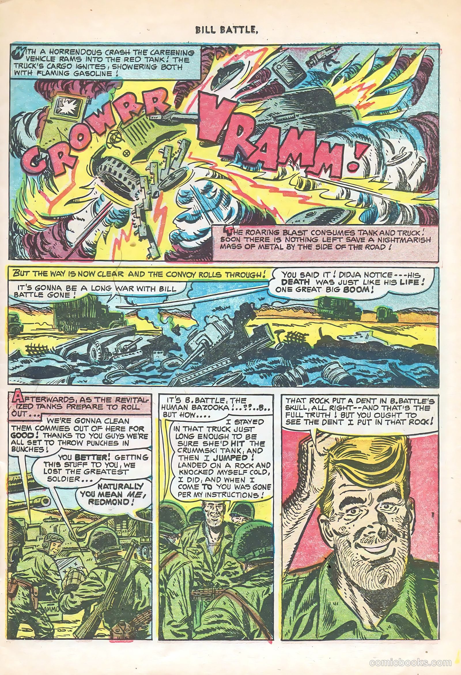 Bill Battle, the One Man Army #3 (1953) — page 11 of 36