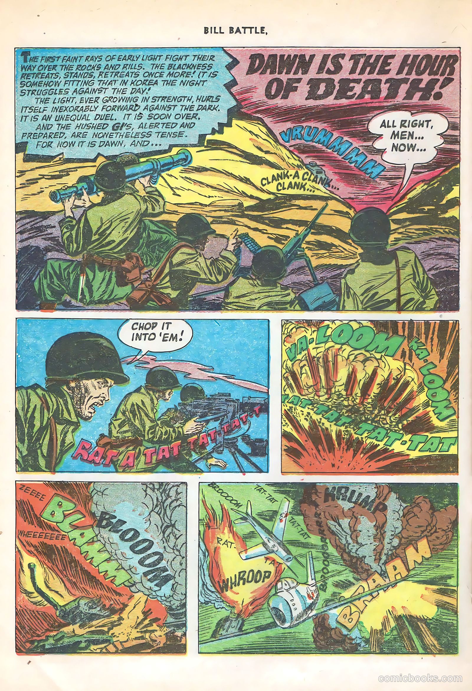 Bill Battle, the One Man Army #3 (1953) — page 12 of 36