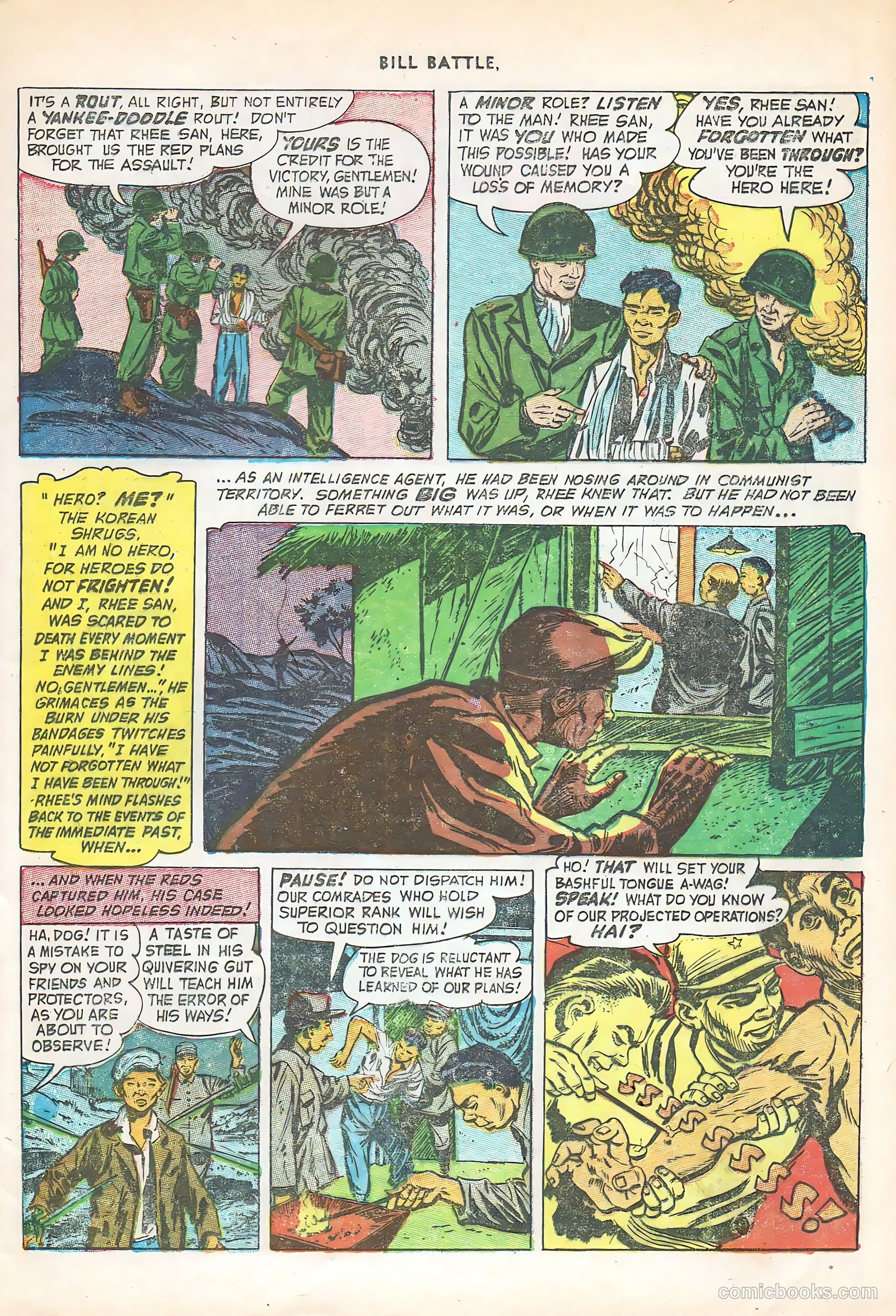 Bill Battle, the One Man Army #3 (1953) — page 13 of 36