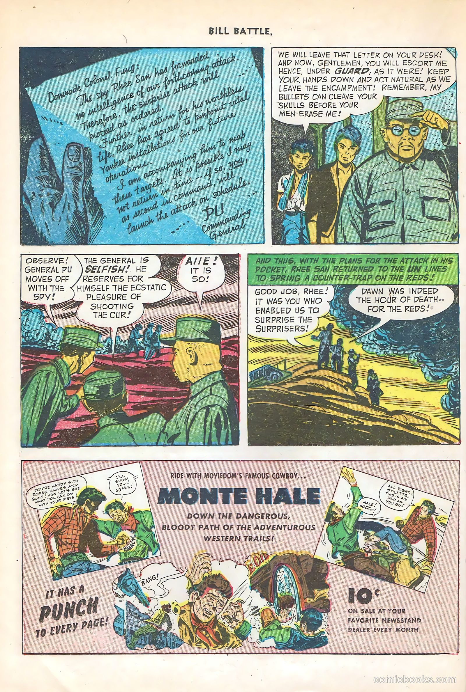 Bill Battle, the One Man Army #3 (1953) — page 16 of 36