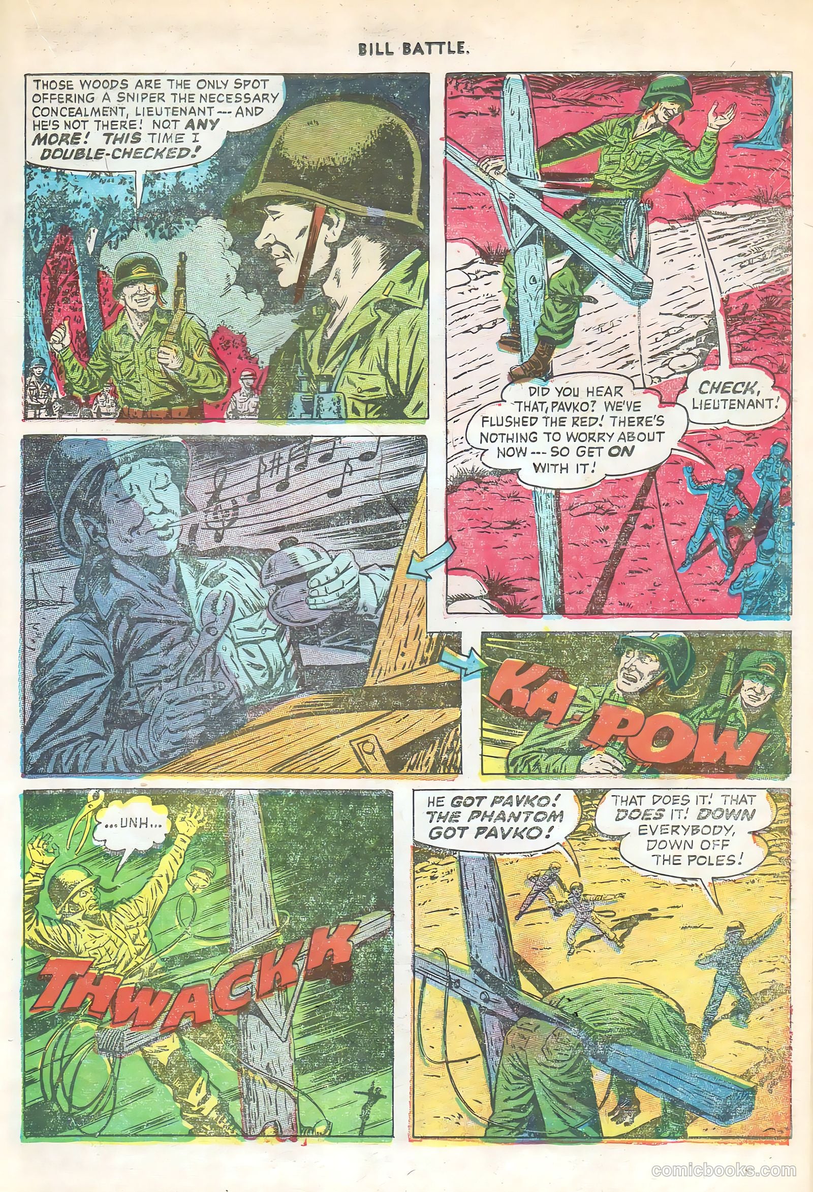 Bill Battle, the One Man Army #3 (1953) — page 19 of 36