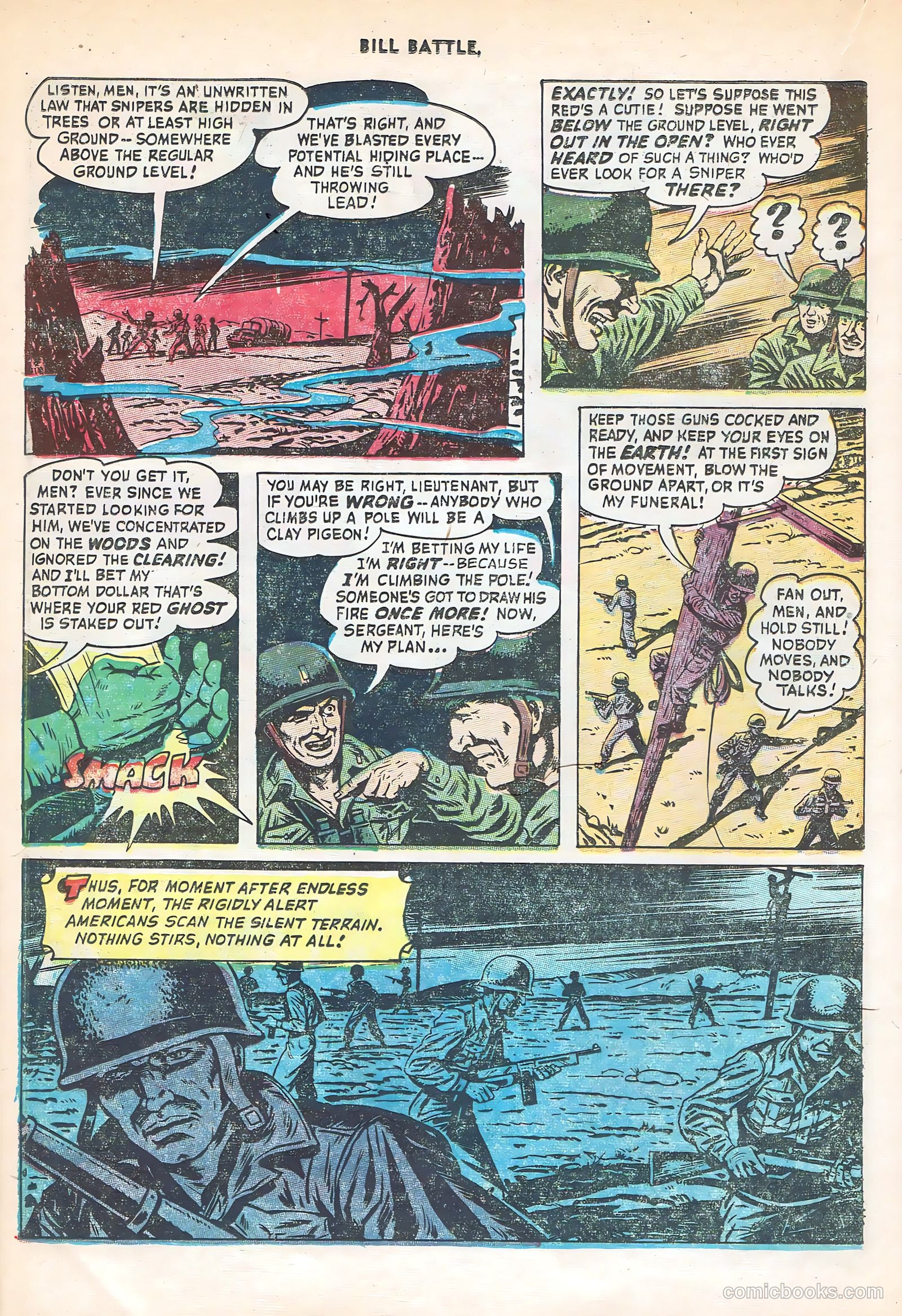 Bill Battle, the One Man Army #3 (1953) — page 22 of 36