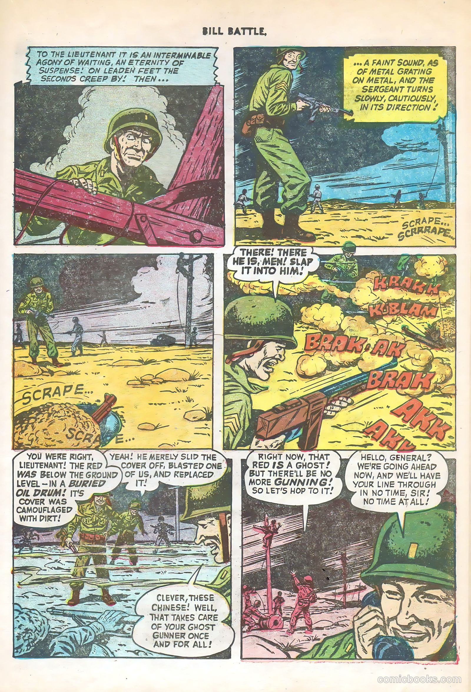 Bill Battle, the One Man Army #3 (1953) — page 23 of 36