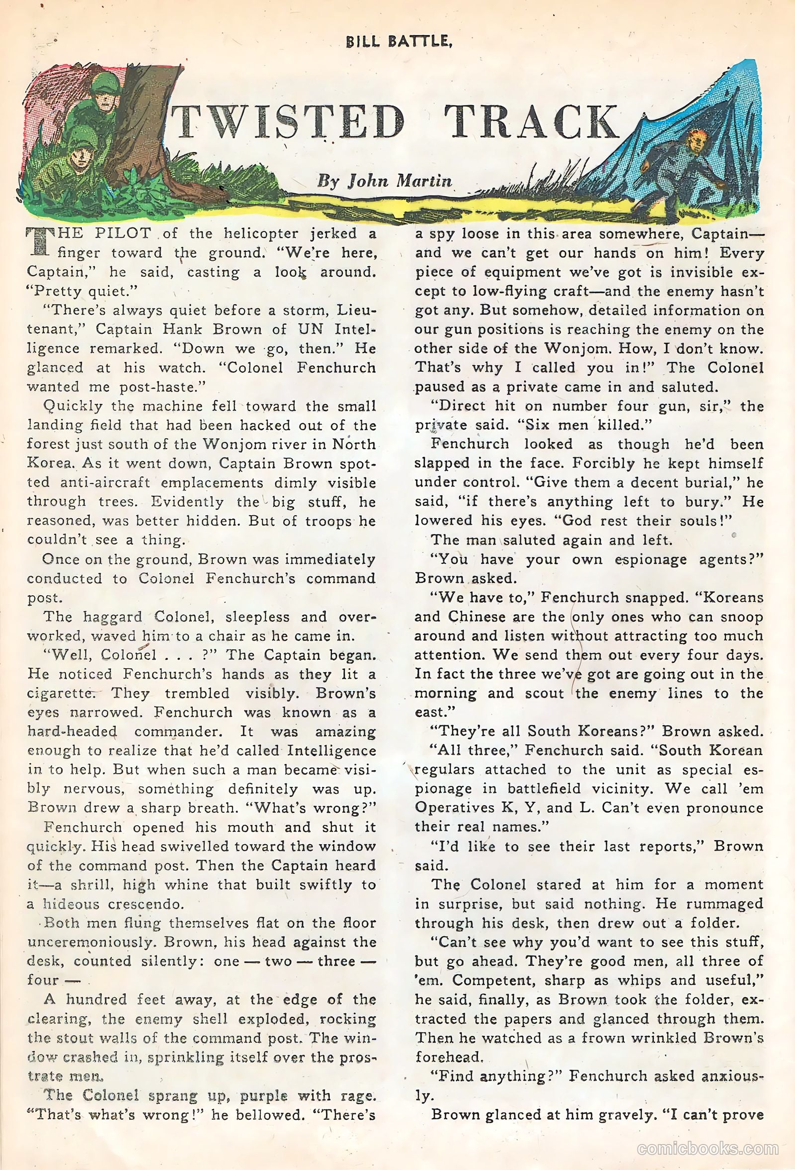 Bill Battle, the One Man Army #3 (1953) — page 24 of 36